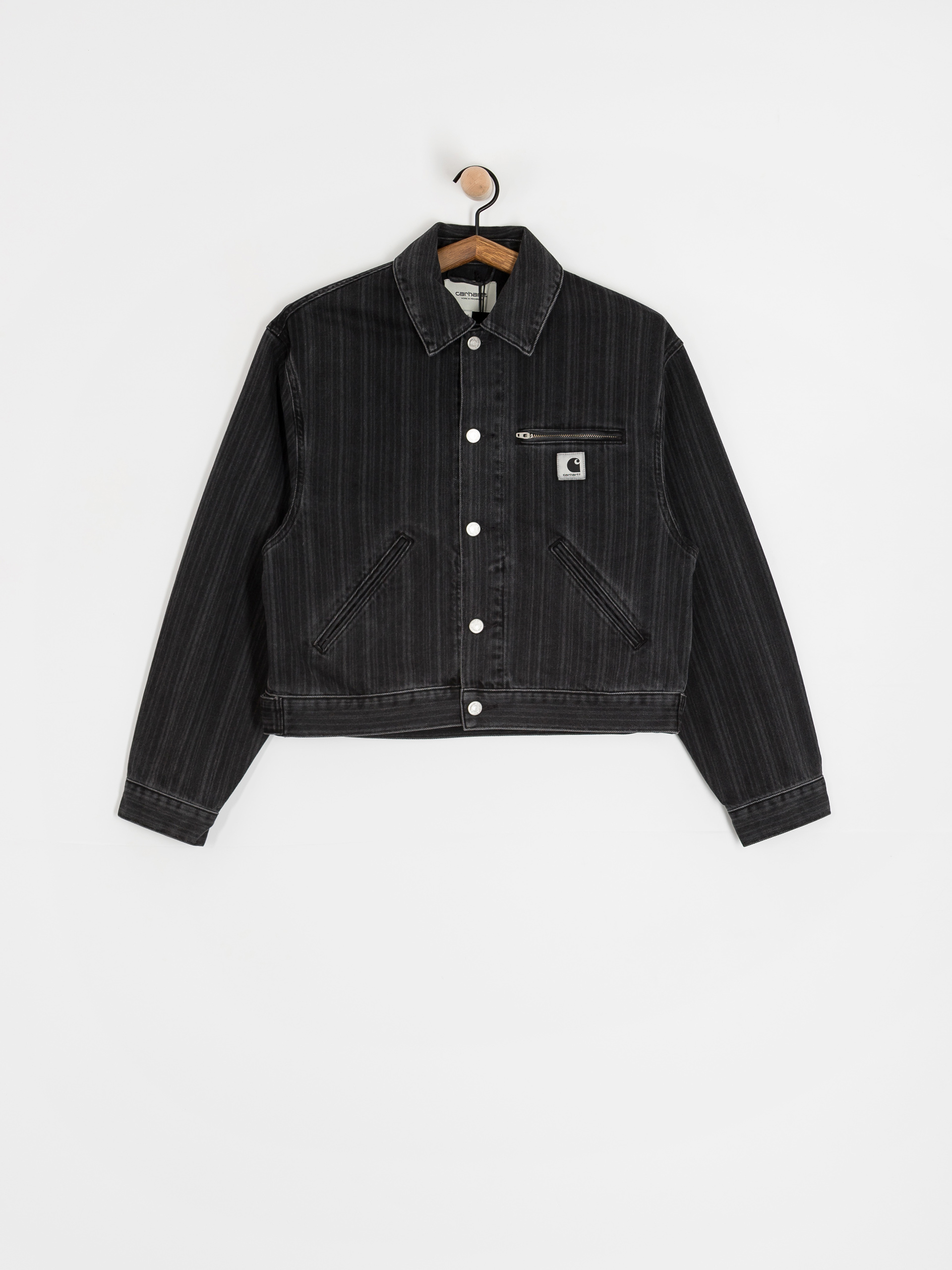 Carhartt WIP Rylan Wmn Dzseki (rylan stripe/black/stone washed)