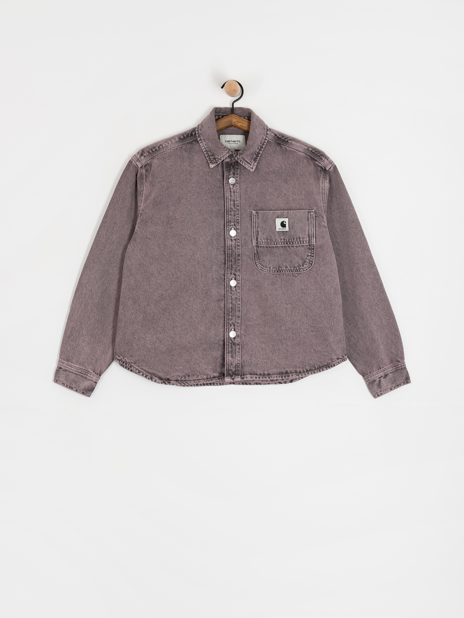 Carhartt WIP Georgia Wmn Dzseki (black/hortensia/garment dyed)