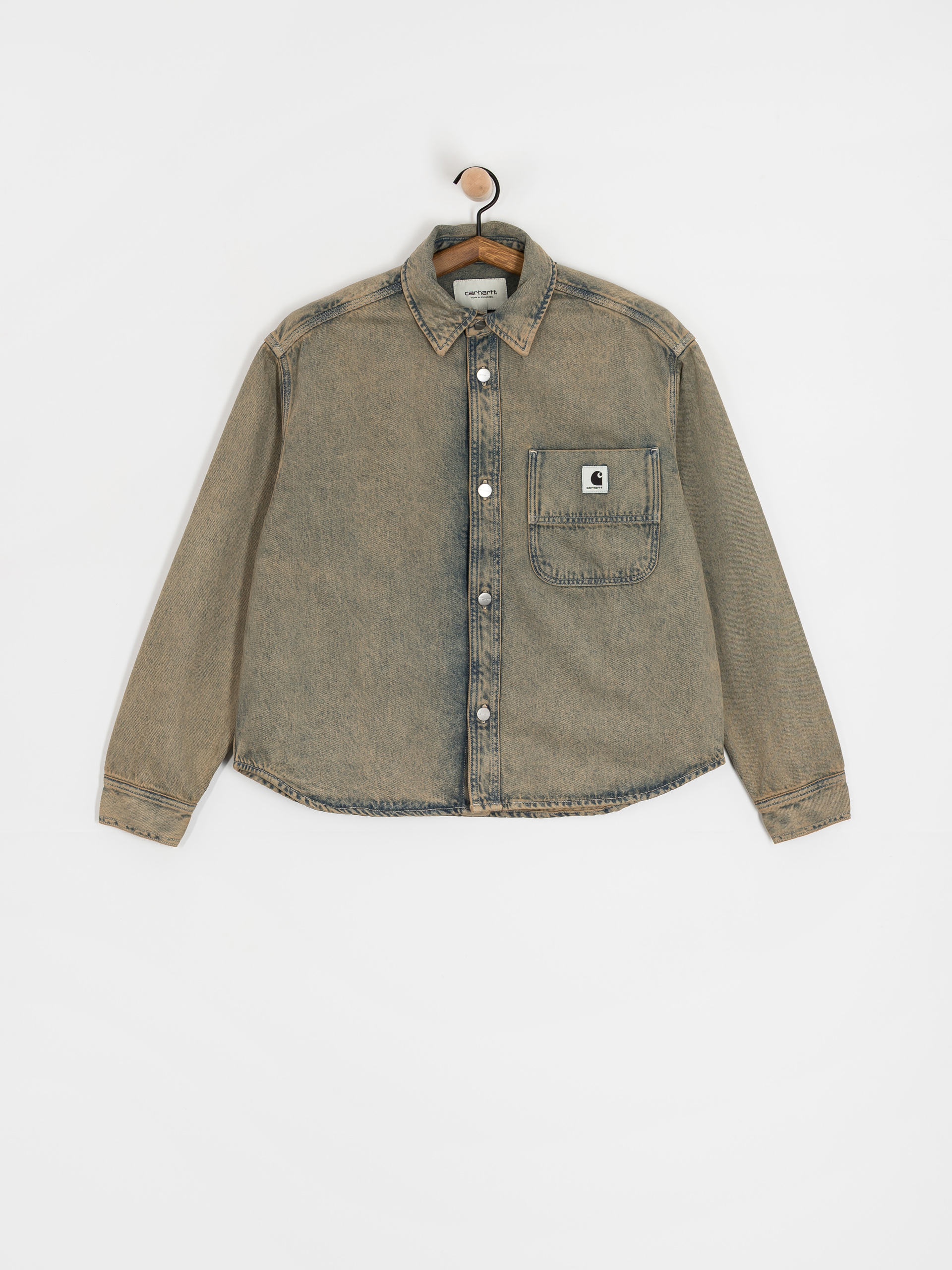 Carhartt WIP Georgia Wmn Dzseki (blue/leather/garment dyed)