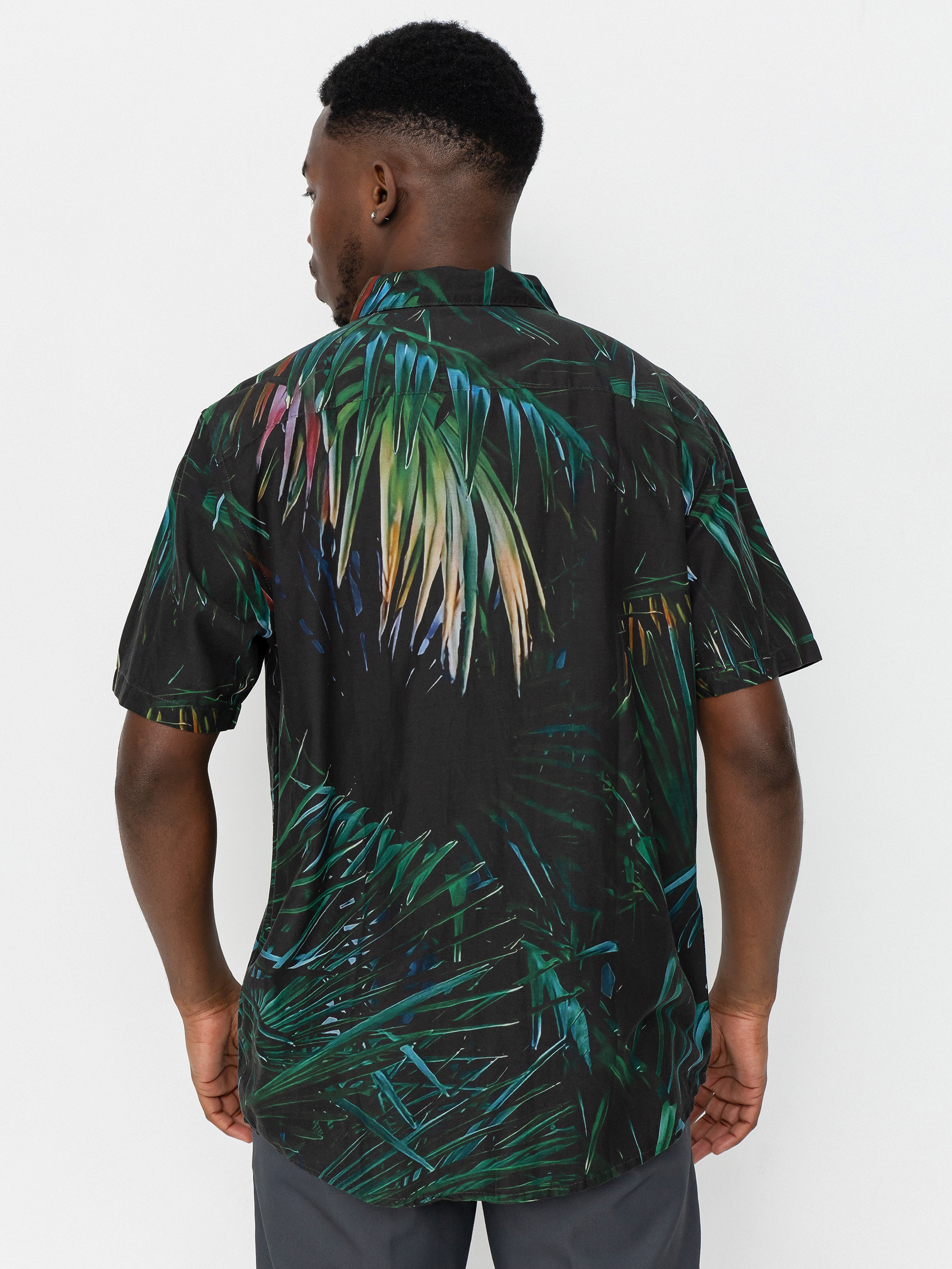 RVCA Hawaii Palms Póló (black)