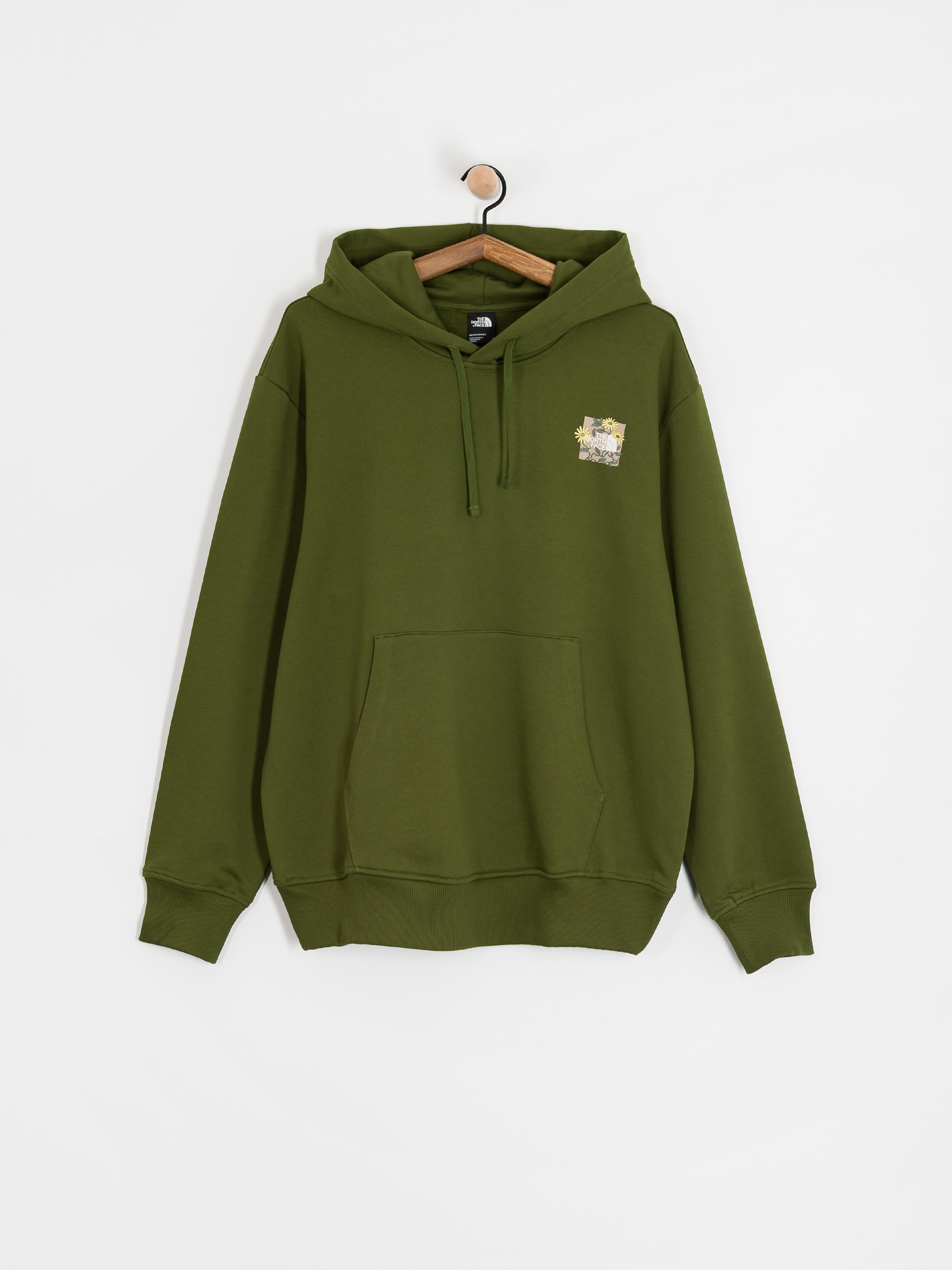 Kapucnis pulóver The North Face Connect Relaxed Graphic HD (woodland green)
