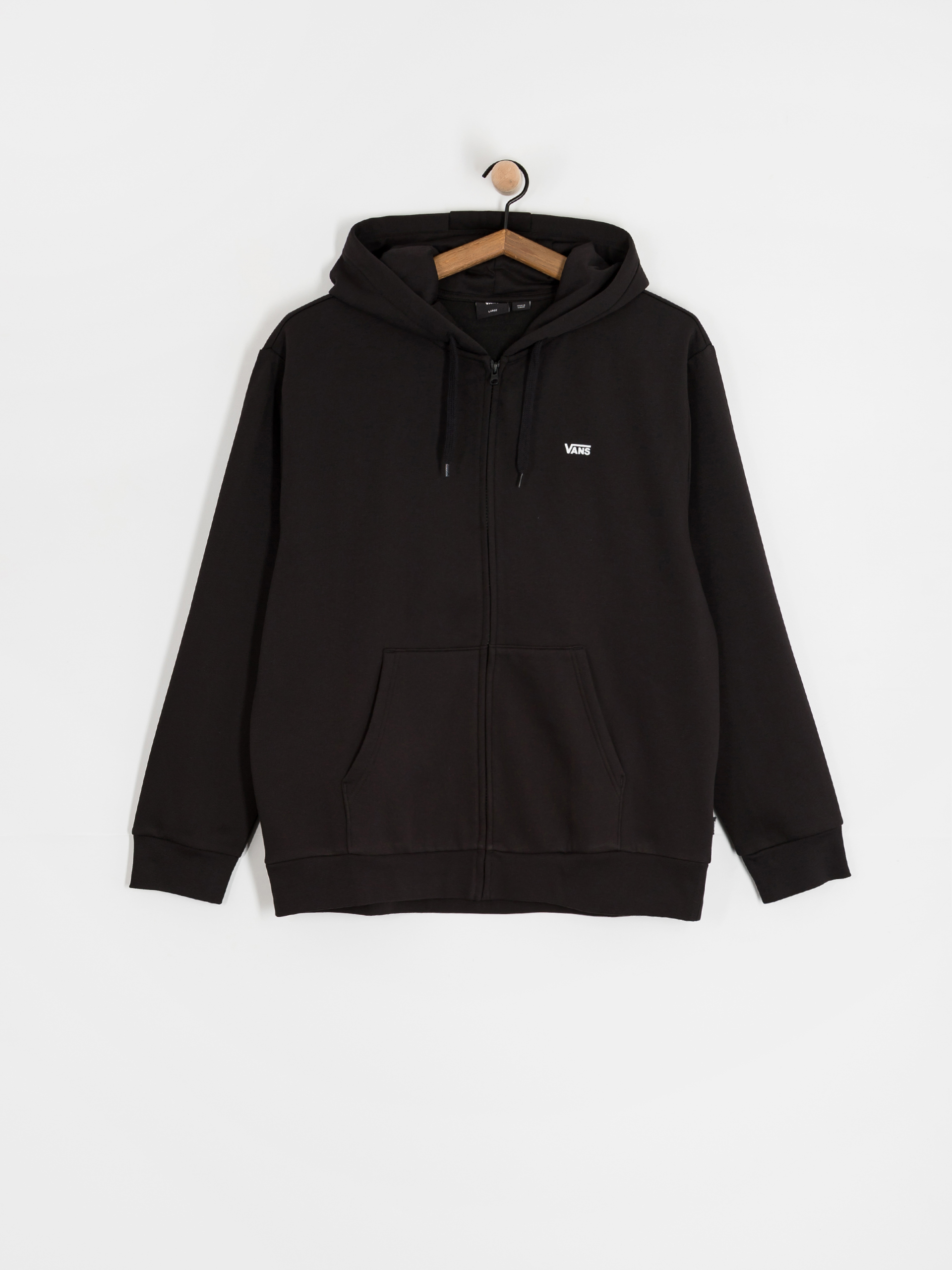 Kapucnis pulóver Vans Left Chest ZHD (black)