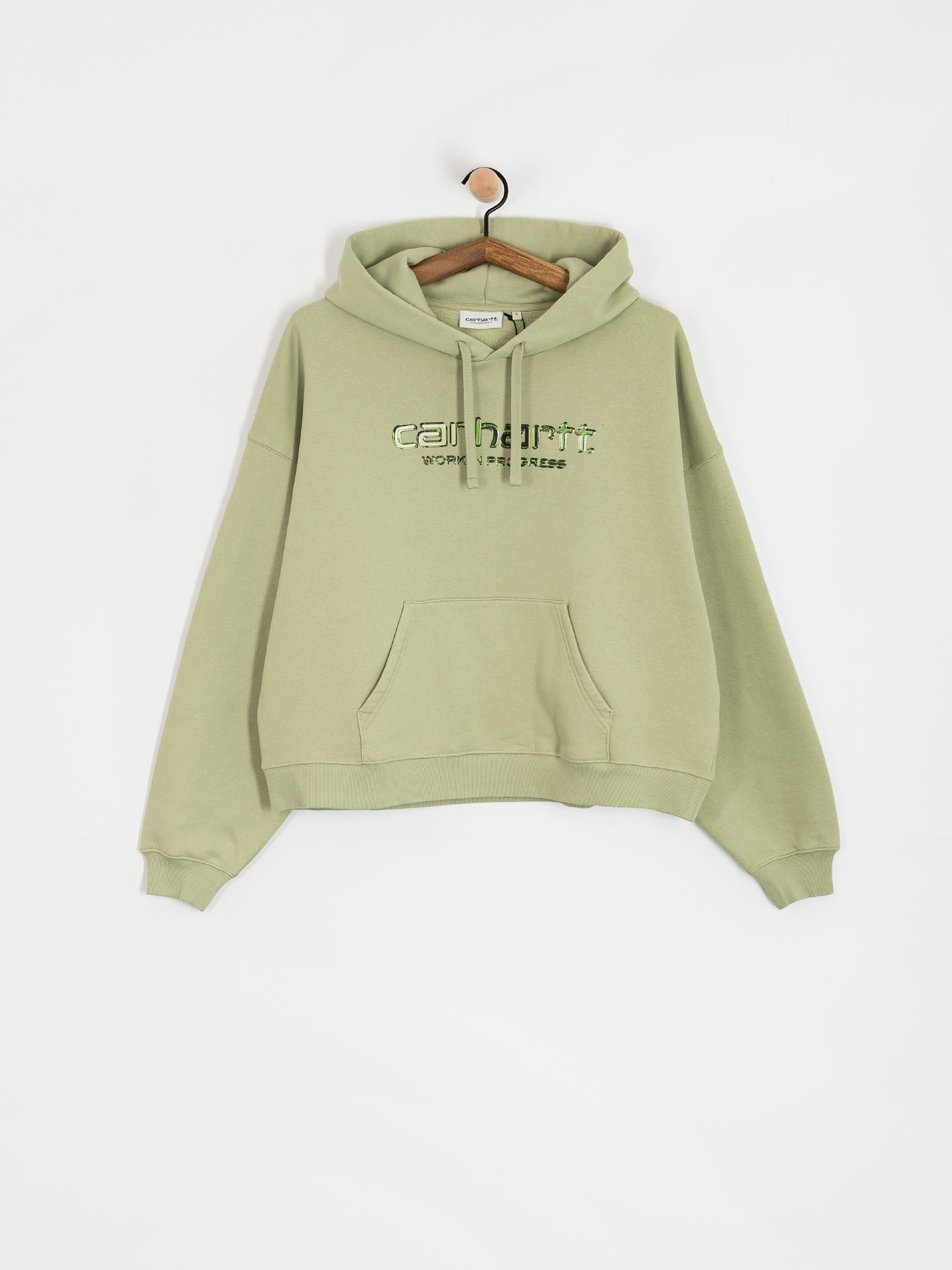 Carhartt WIP Solar Chrome HD Wmn Kapucnis pulóver (pale olive)
