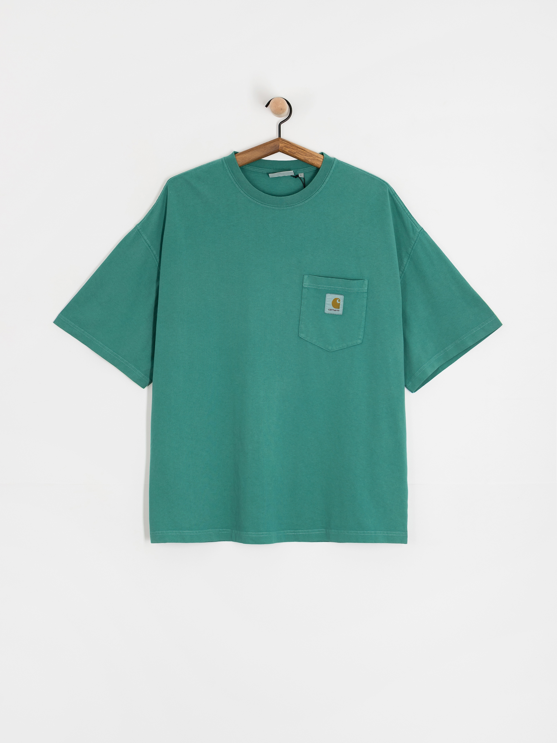 Carhartt WIP Hudson Pocket Póló (saguaro/chalk wash)