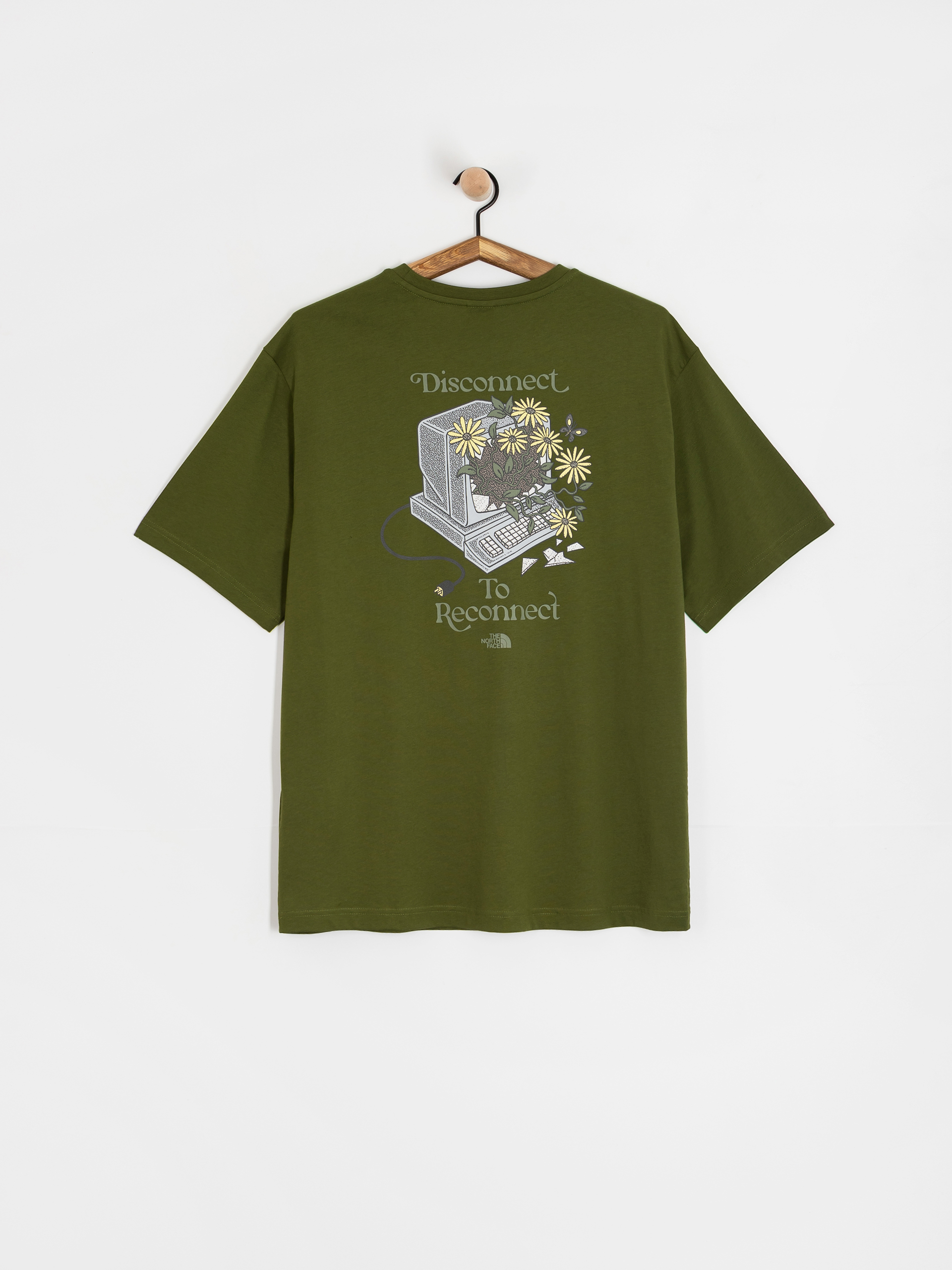 The North Face Connected Relaxed Graphic Pu00f3lu00f3 (woodland green)