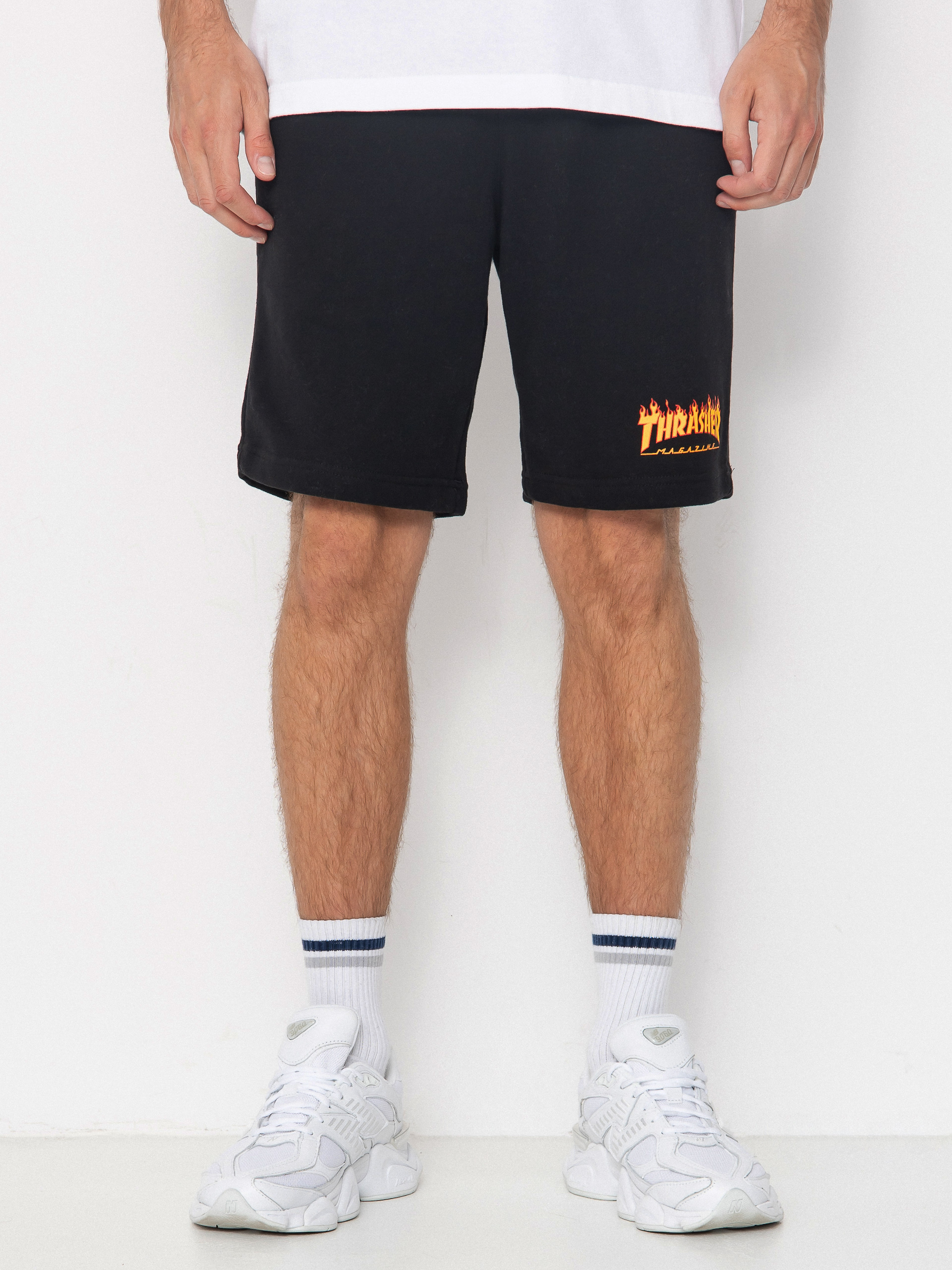 Thrasher Flame P E Rövidnadrág (black)