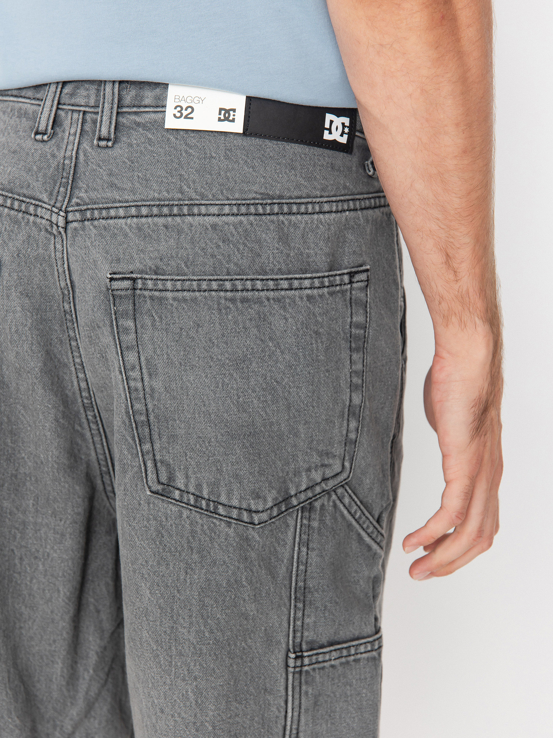 DC Carpenter Baggy Rmg Rövidnadrág (medium grey)