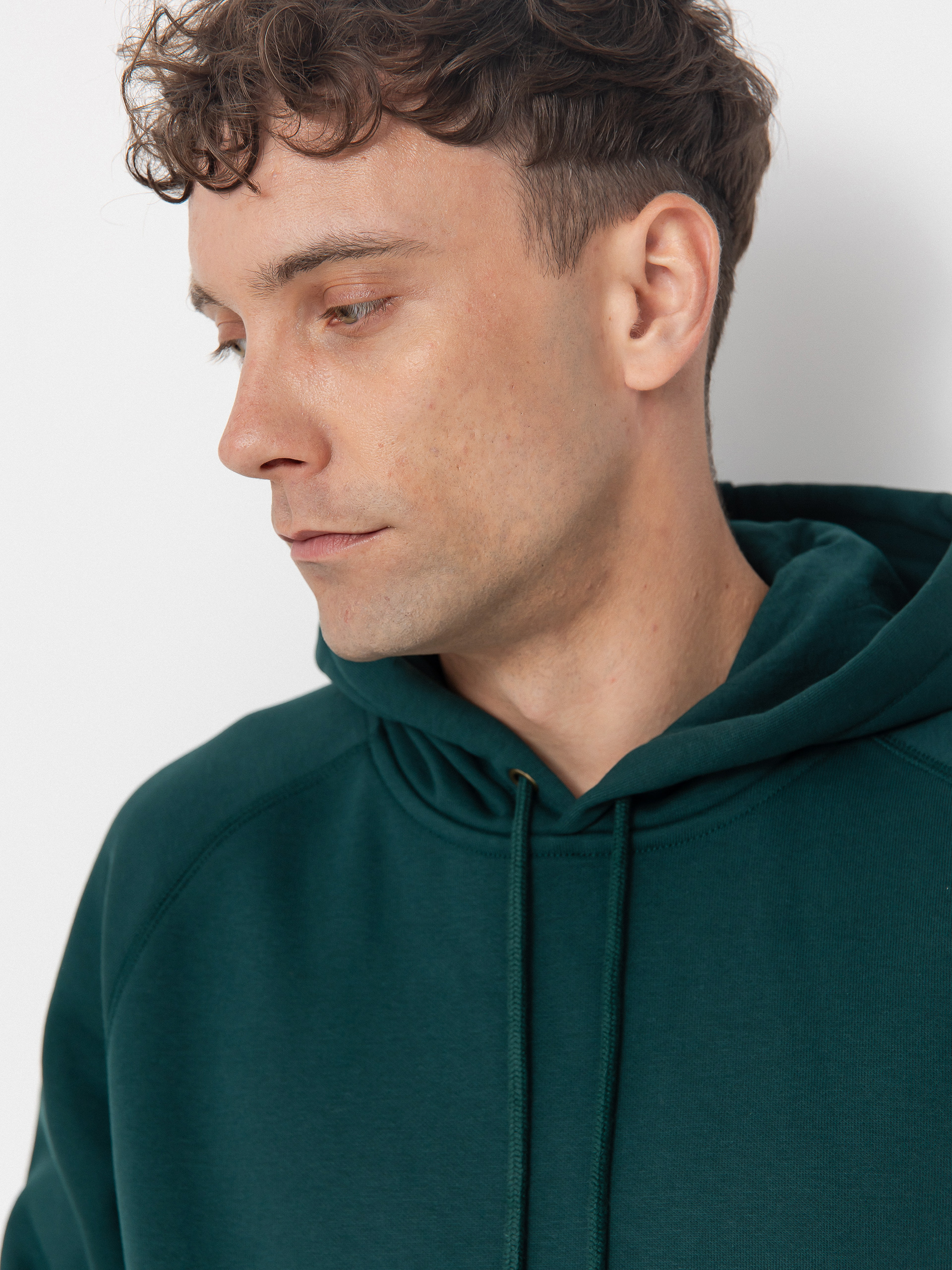 Carhartt WIP Chase HD Kapucnis pulóver (dark fir/gold)