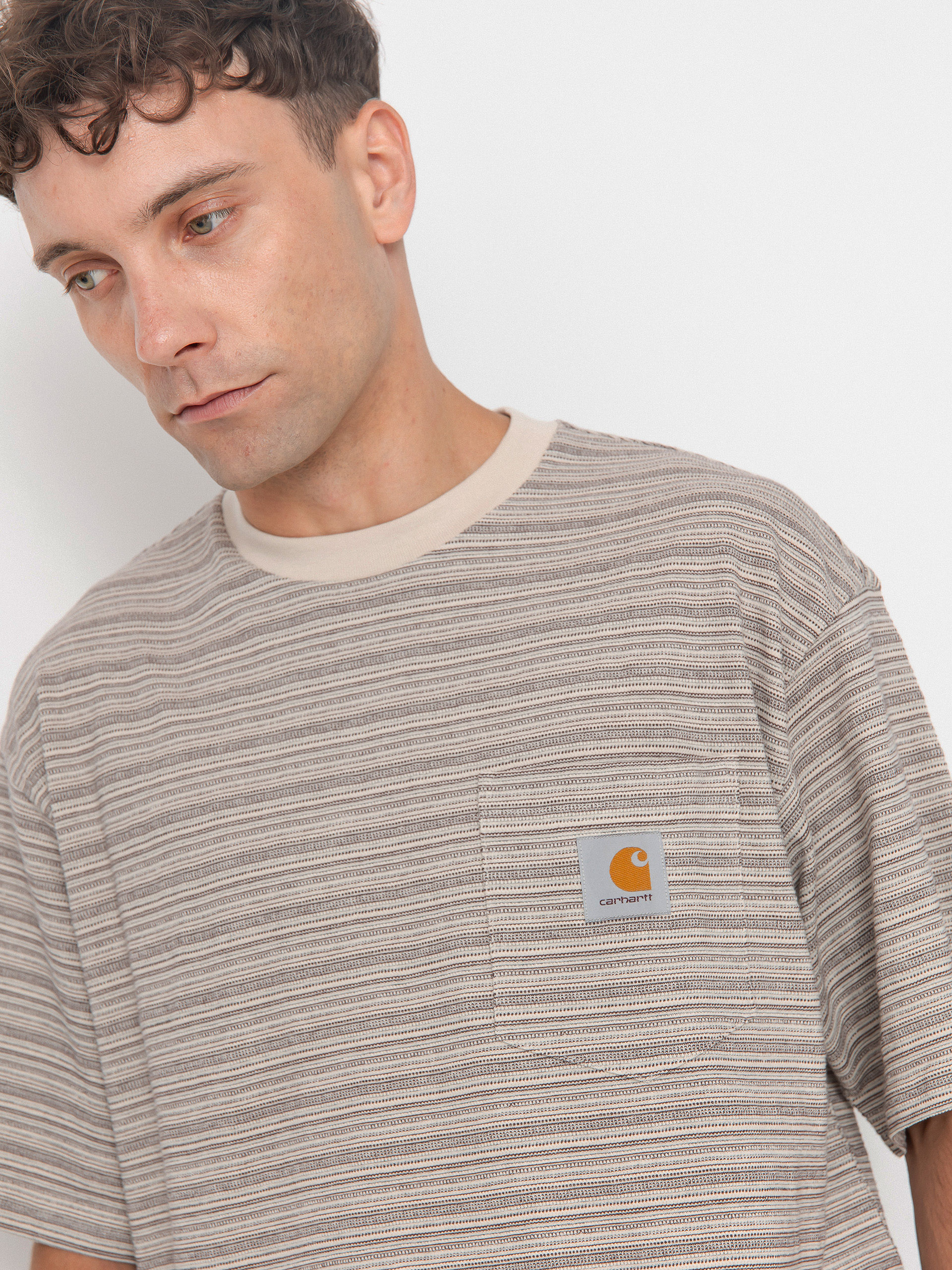 Carhartt WIP Gellar Pocket Póló (gellar stripe/wax)