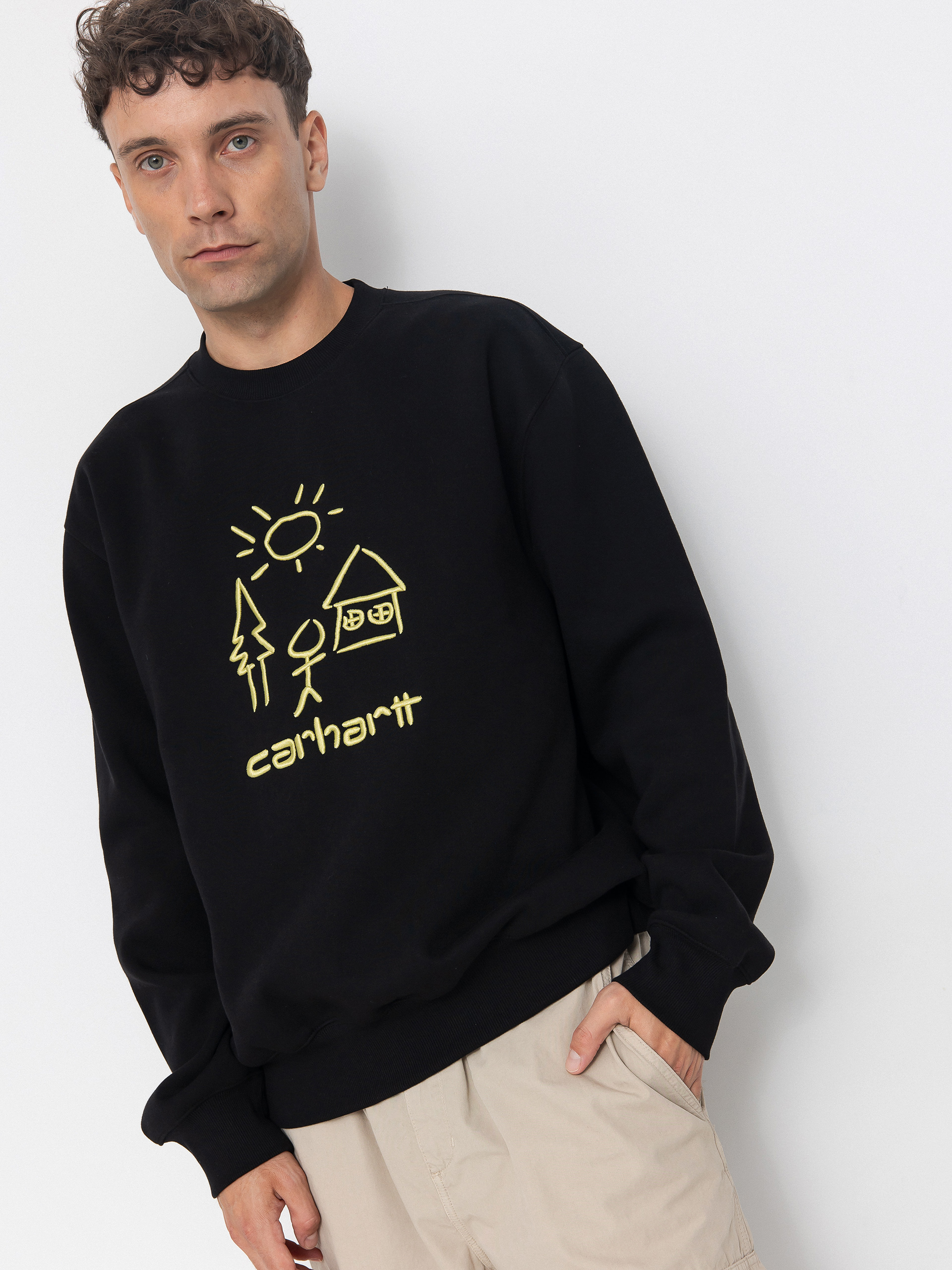 Carhartt WIP Masterpiece Pulóver (black/fandoghi)