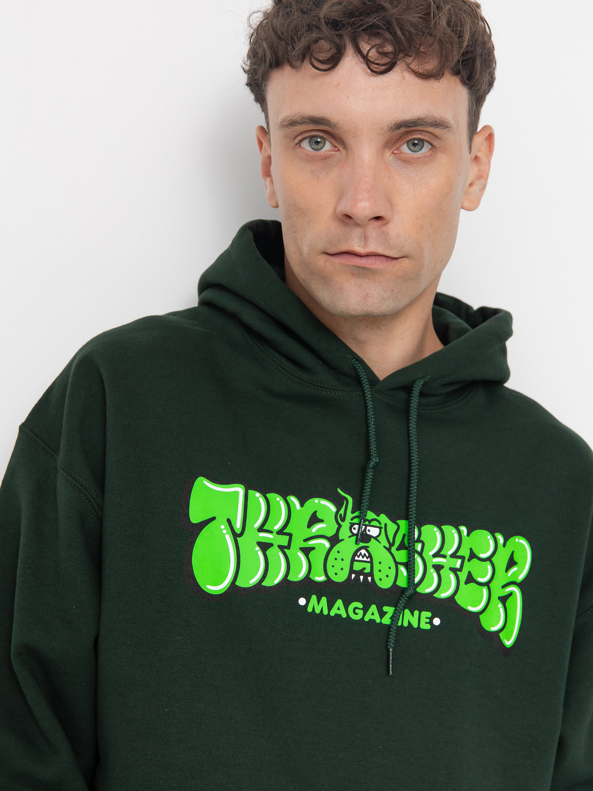 Thrasher Bully HD Kapucnis pulóver (forest green)