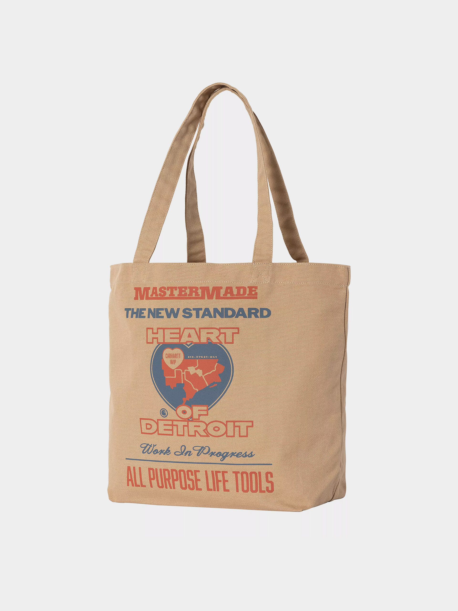 Kézitáska Carhartt WIP Canvas Graphic Tote (arcan print/dusty h brown)