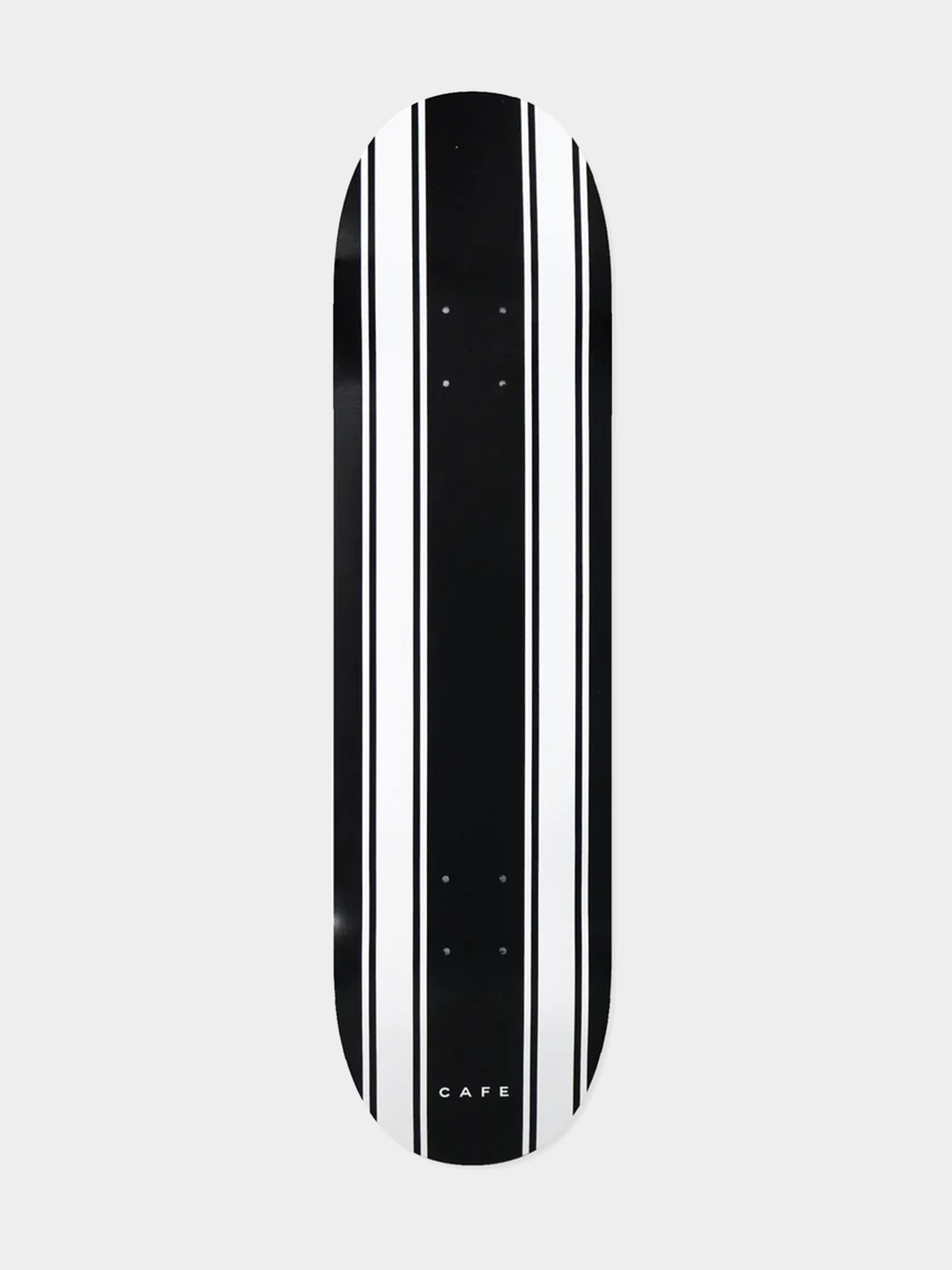 Gu00f6rdeszka lap Skateboard Cafe Stripe (black/white)