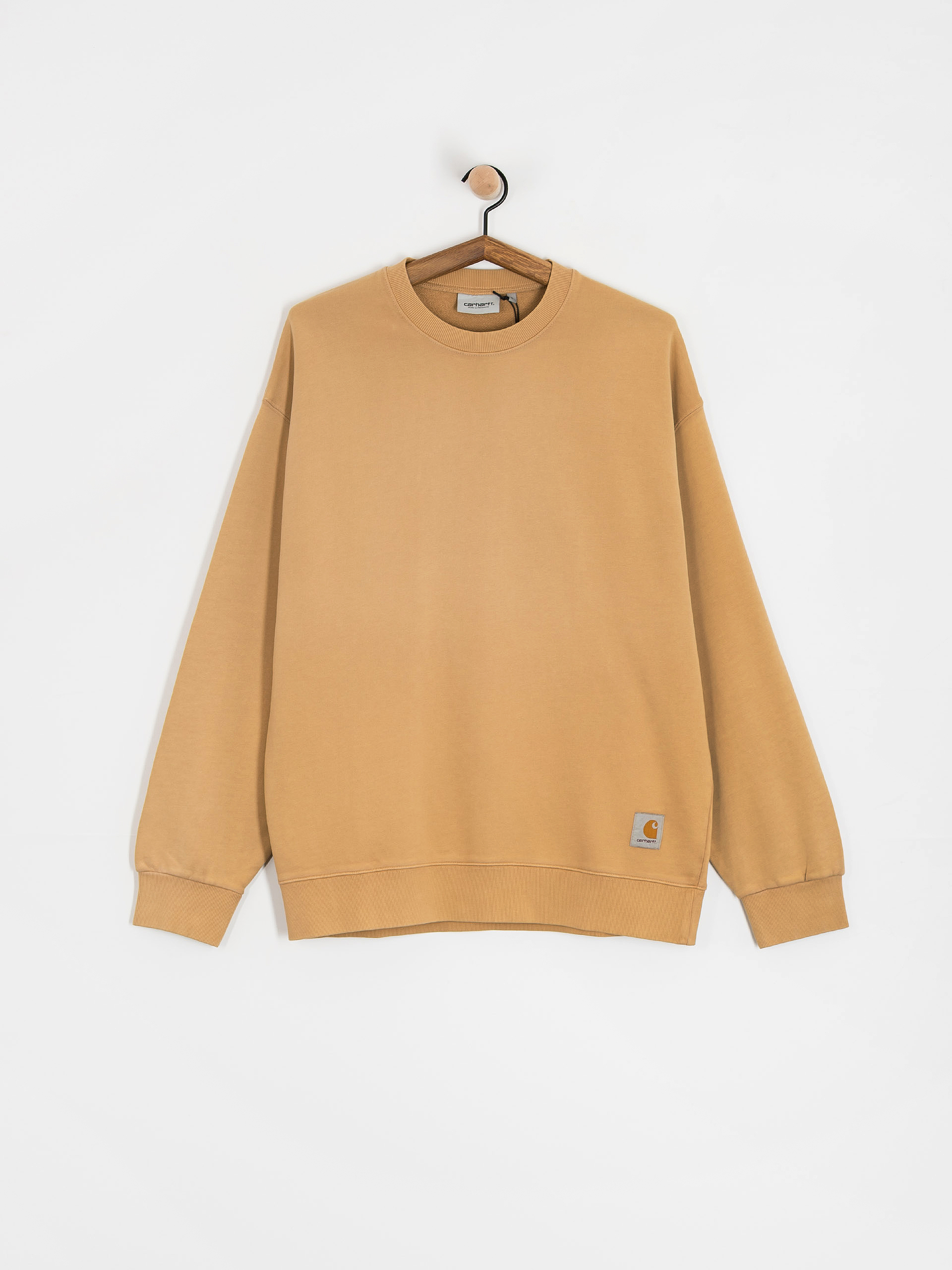 Carhartt WIP Hudson Pulóver (dusty h brown/chalk wash)