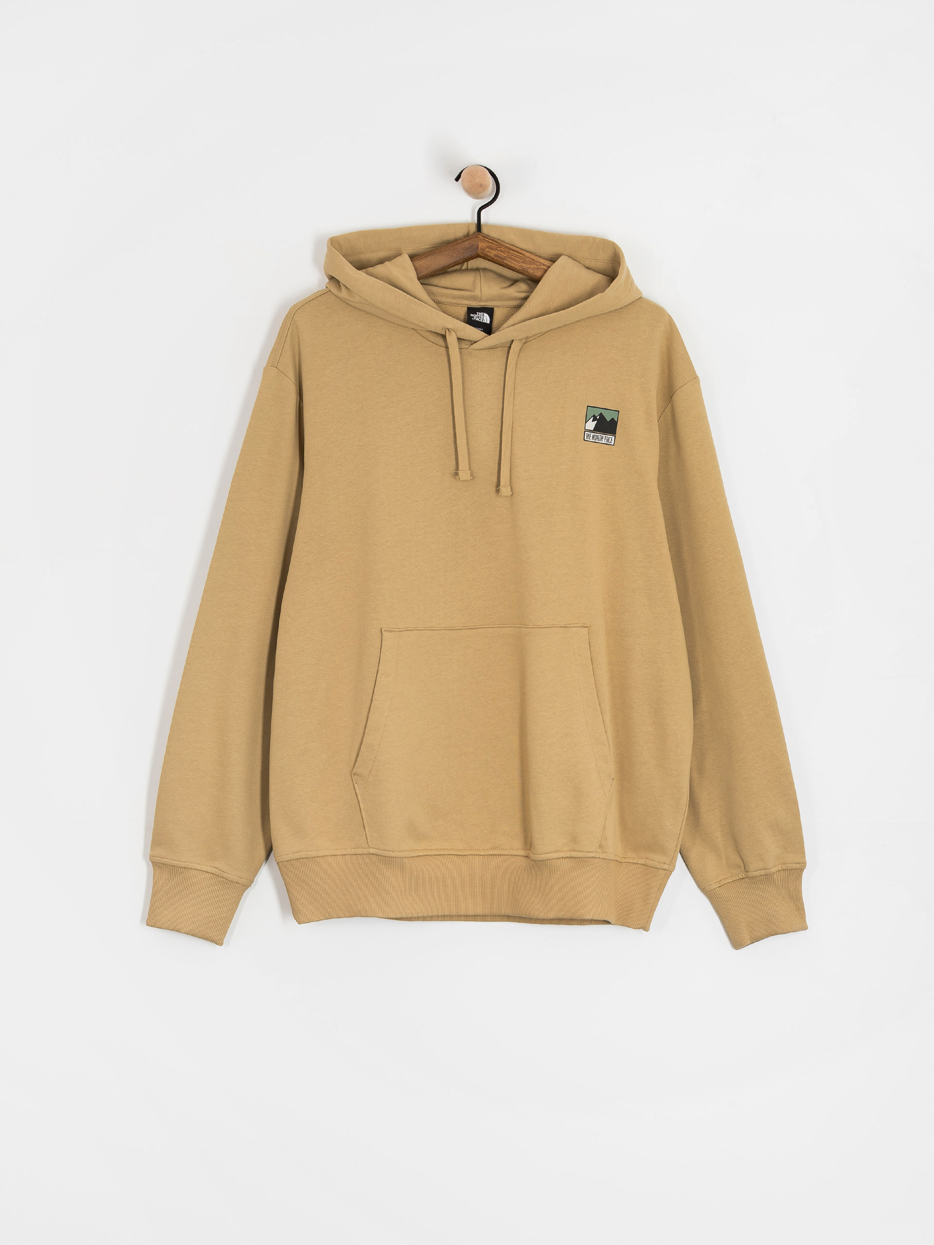 The North Face Mountain Logo Relaxed HD Kapucnis pulóver (khaki stone)