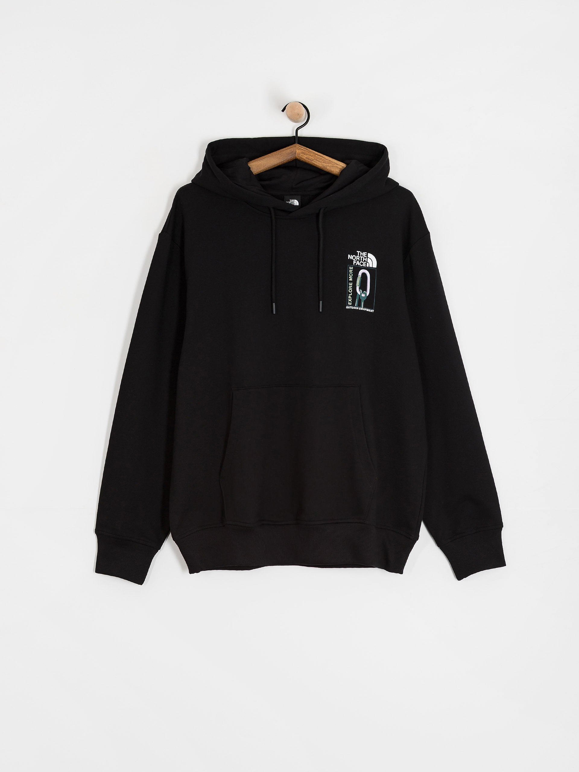 The North Face Explore Gear Relaxed HD Kapucnis pulóver (tnf black)