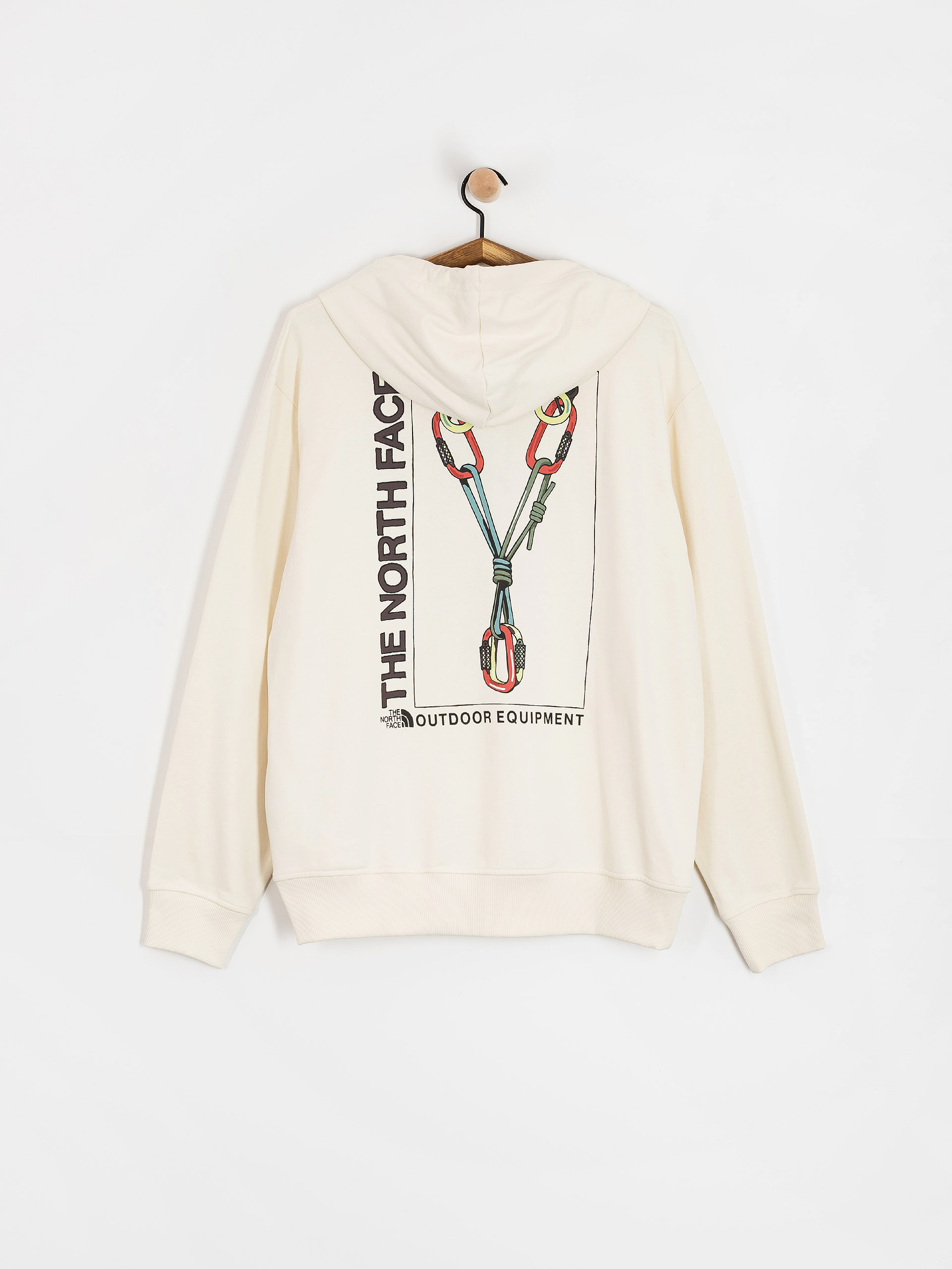 The North Face Explore Gear Relaxed HD Kapucnis pulóver (white dune)