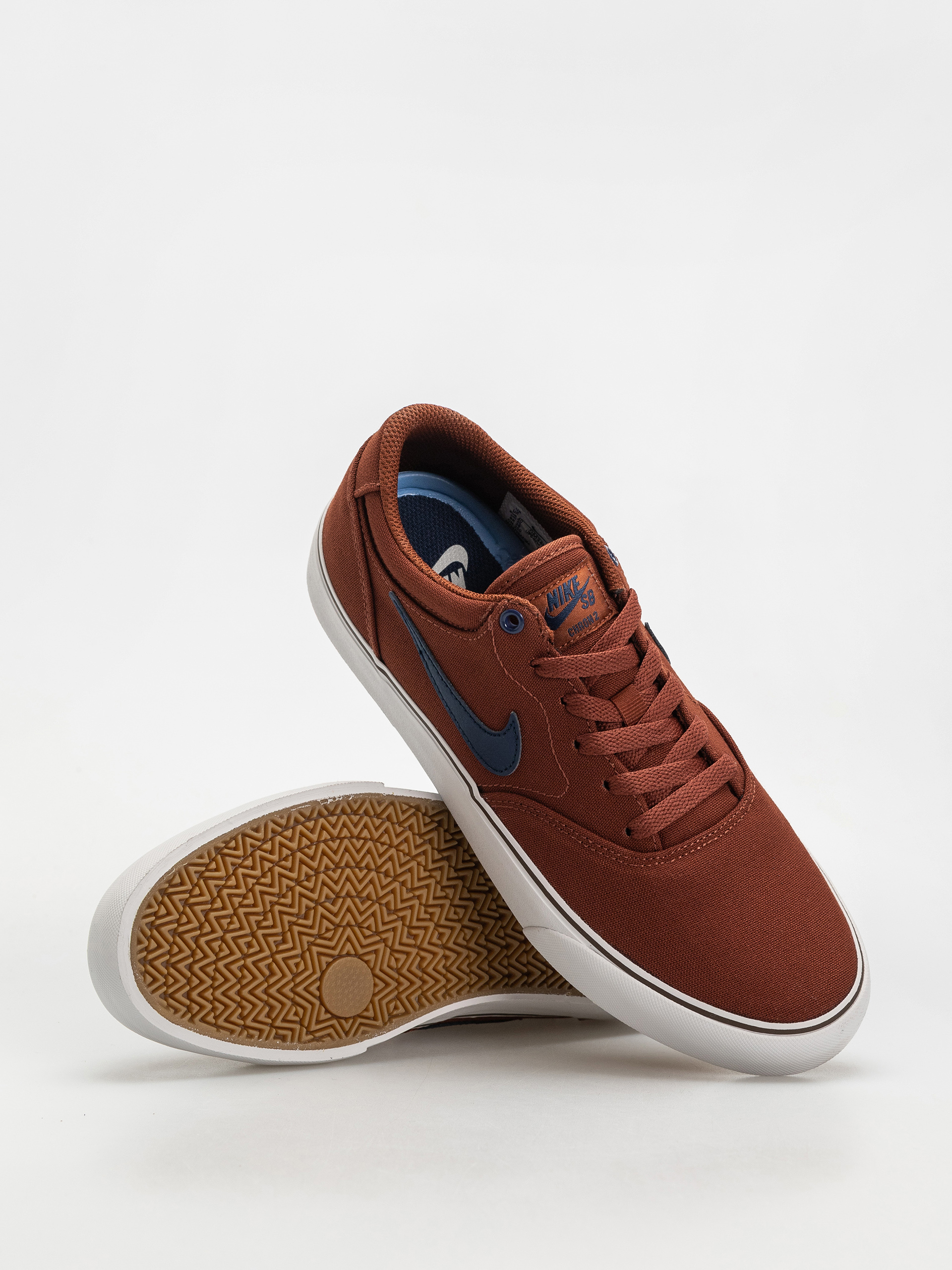 Cipők Nike SB Chron 2 Canvas (cinnamon/midnight navy vast grey)