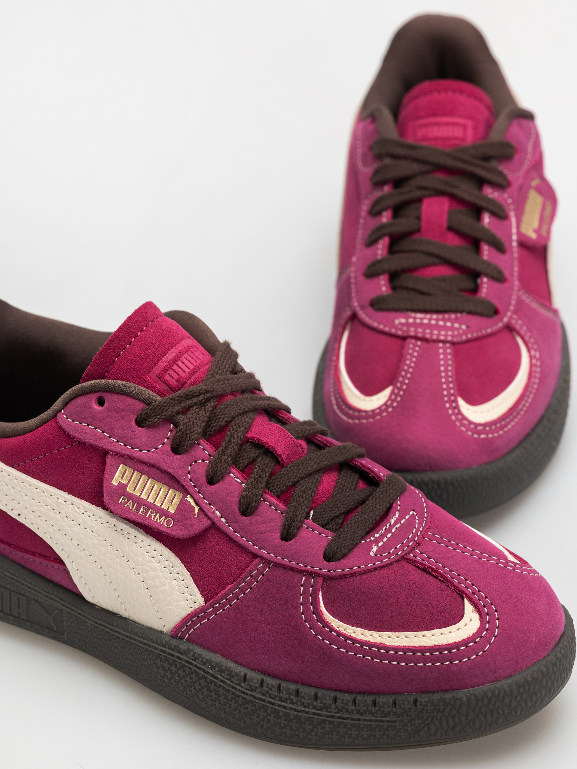 Puma Palermo Moda Wine Club Wmn Cipők (berry/alpine snow)