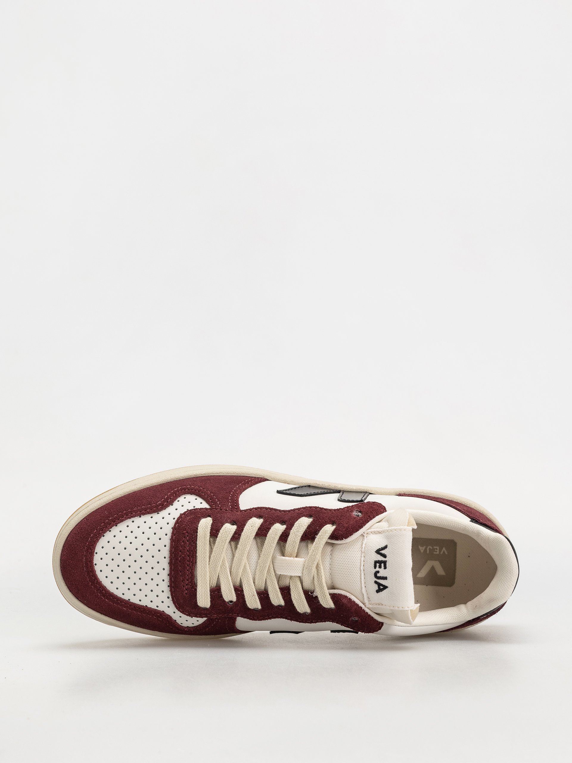 Veja V-10 Cipők Wmn (white black amarante)
