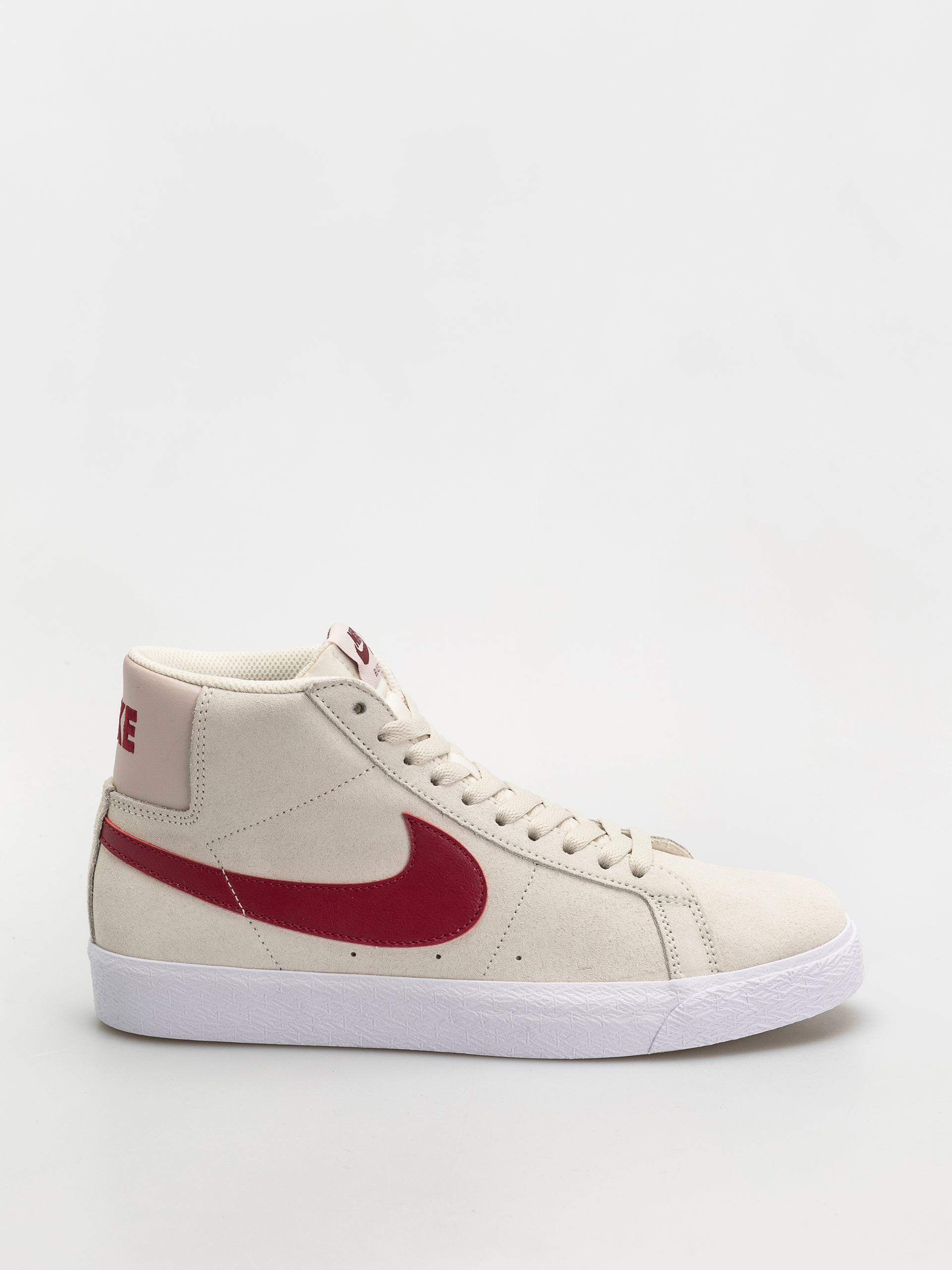 Nike SB Zoom Blazer Mid Cipők (pale ivory/noble red silt red white)