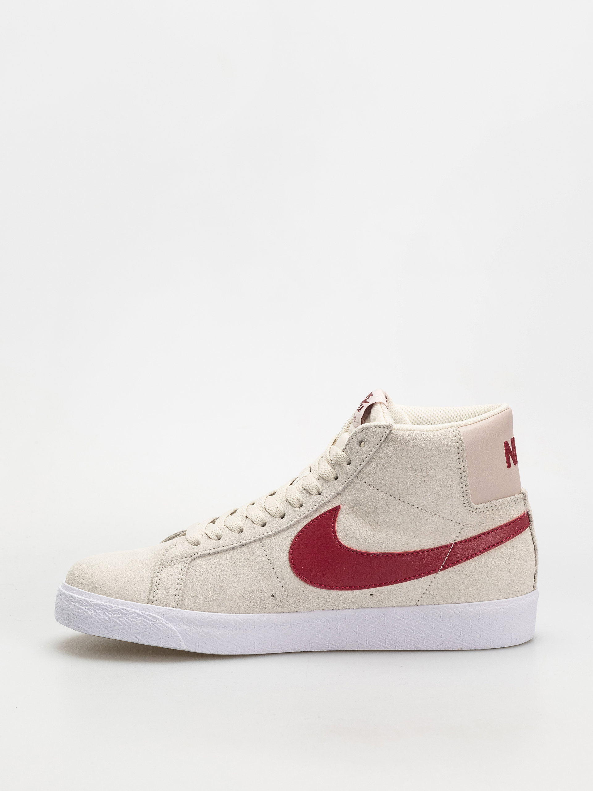 Nike SB Zoom Blazer Mid Cipők (pale ivory/noble red silt red white)