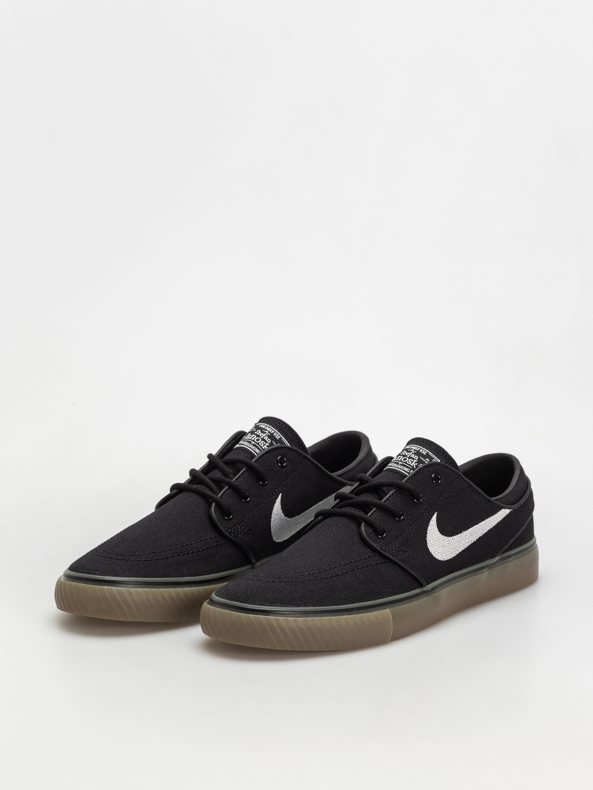 Nike SB Zoom Janoski Og+ Canvas Cipők (black/white black white)