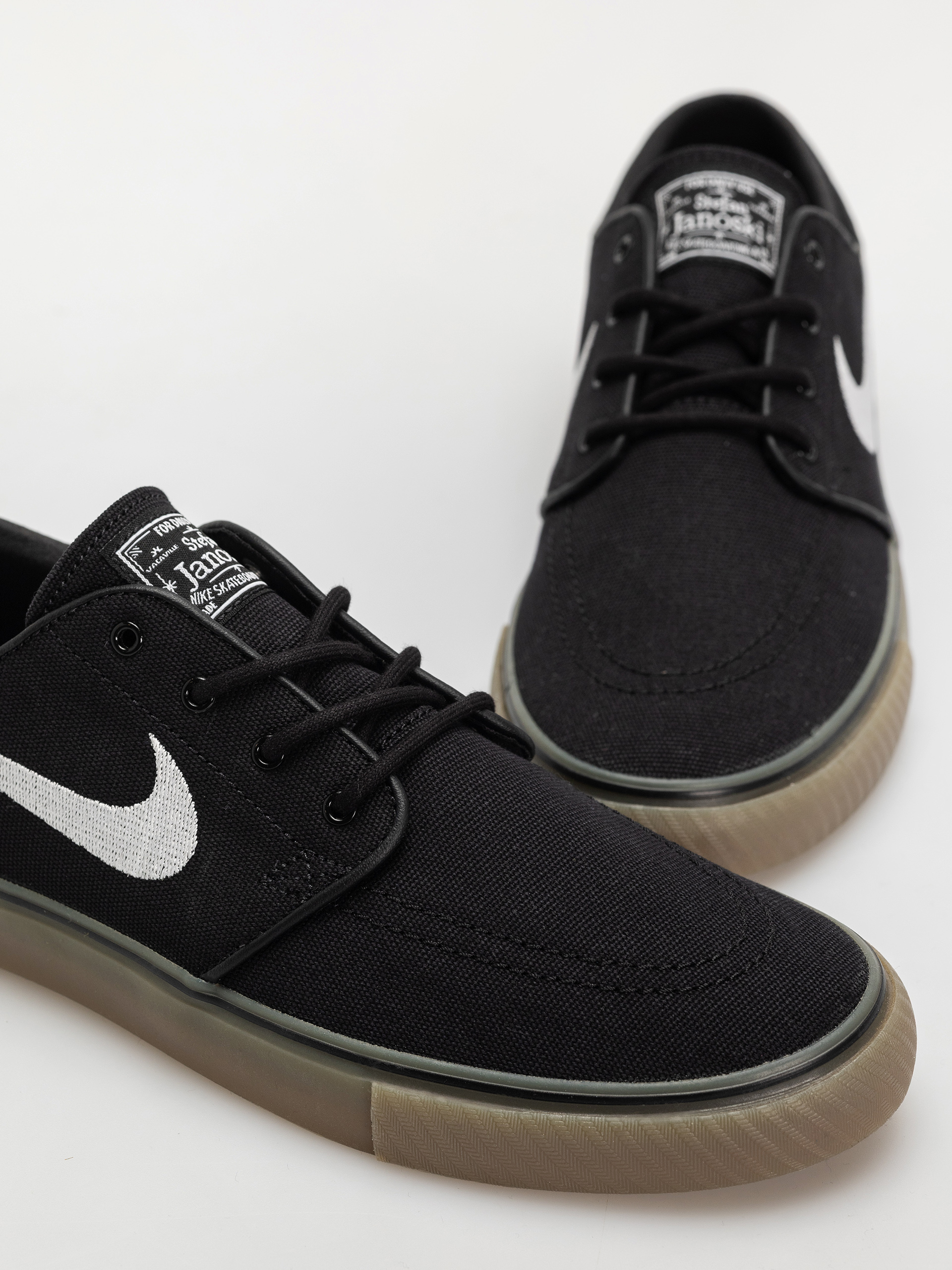 Nike SB Zoom Janoski Og+ Canvas Cipők (black/white black white)