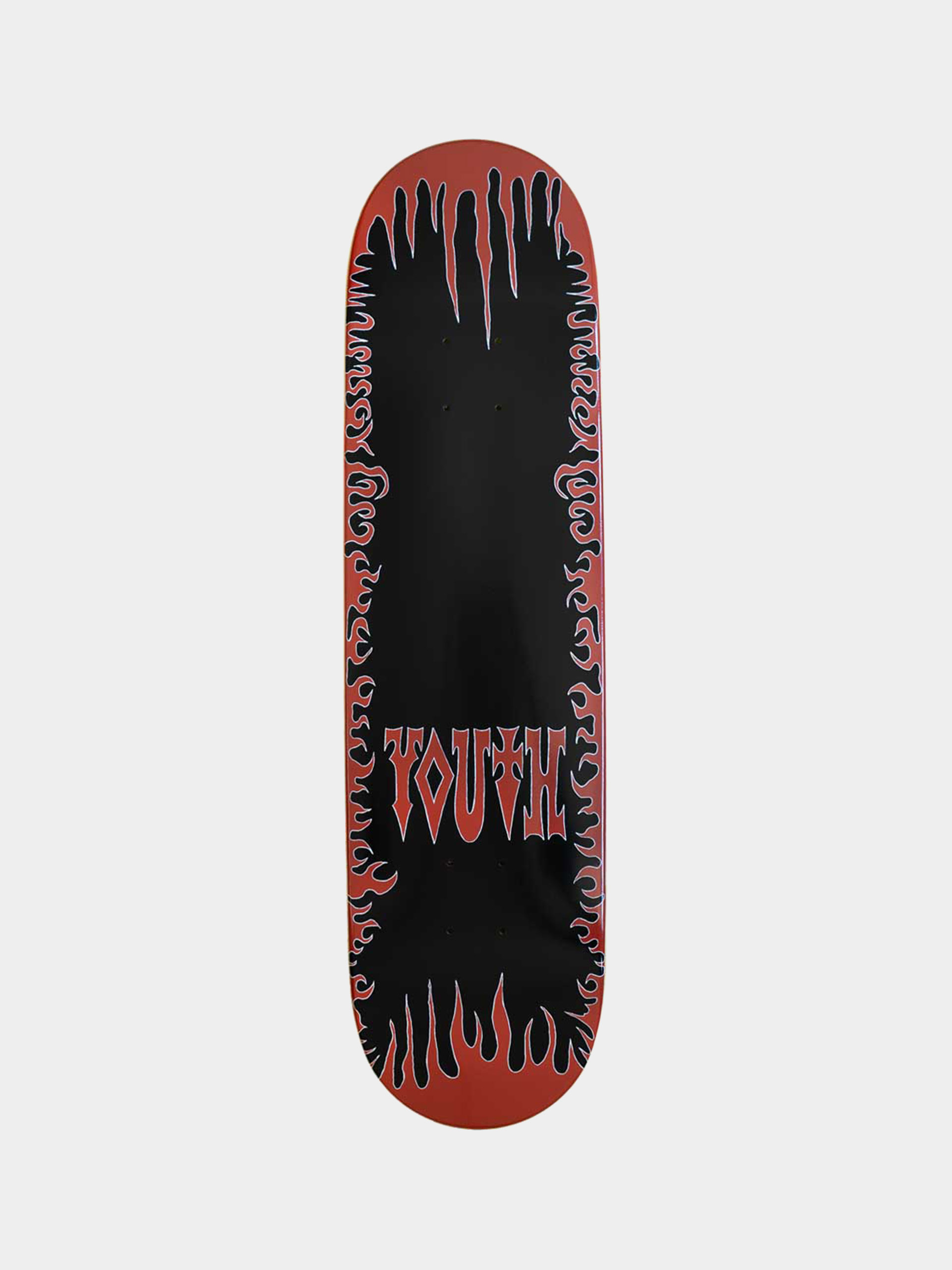 Gördeszka lap Youth Skateboards Szatiman Flames (black/red)