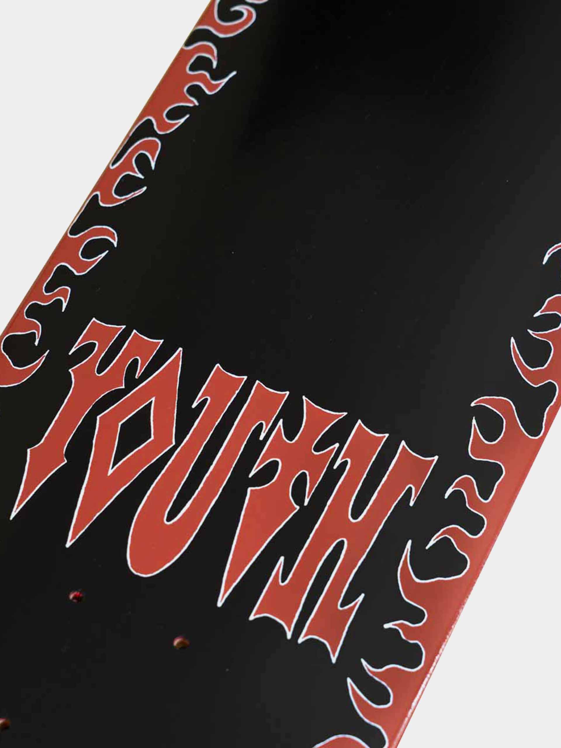 Gördeszka lap Youth Skateboards Szatiman Flames (black/red)