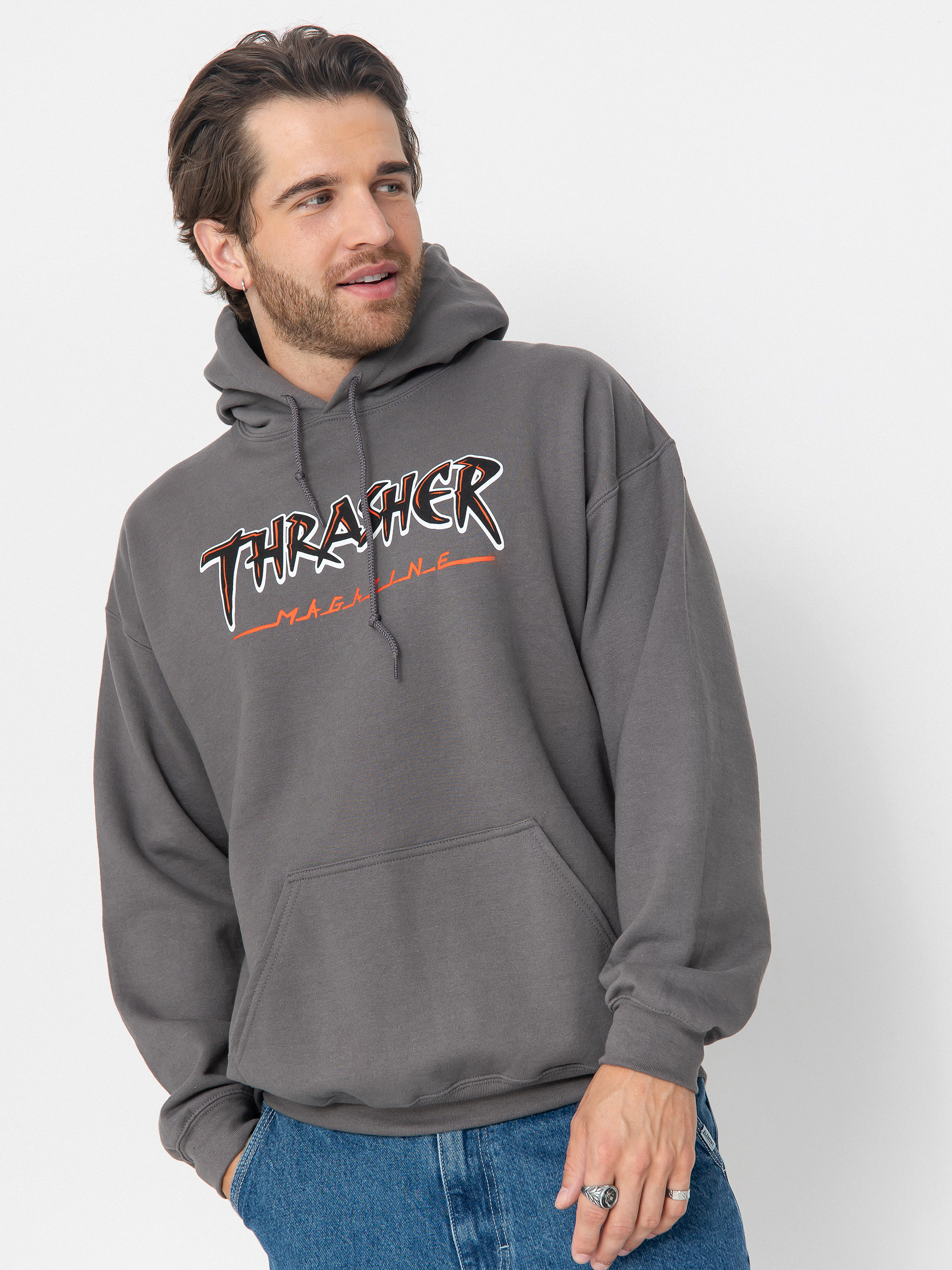 Thrasher Slash HD Kapucnis pulóver