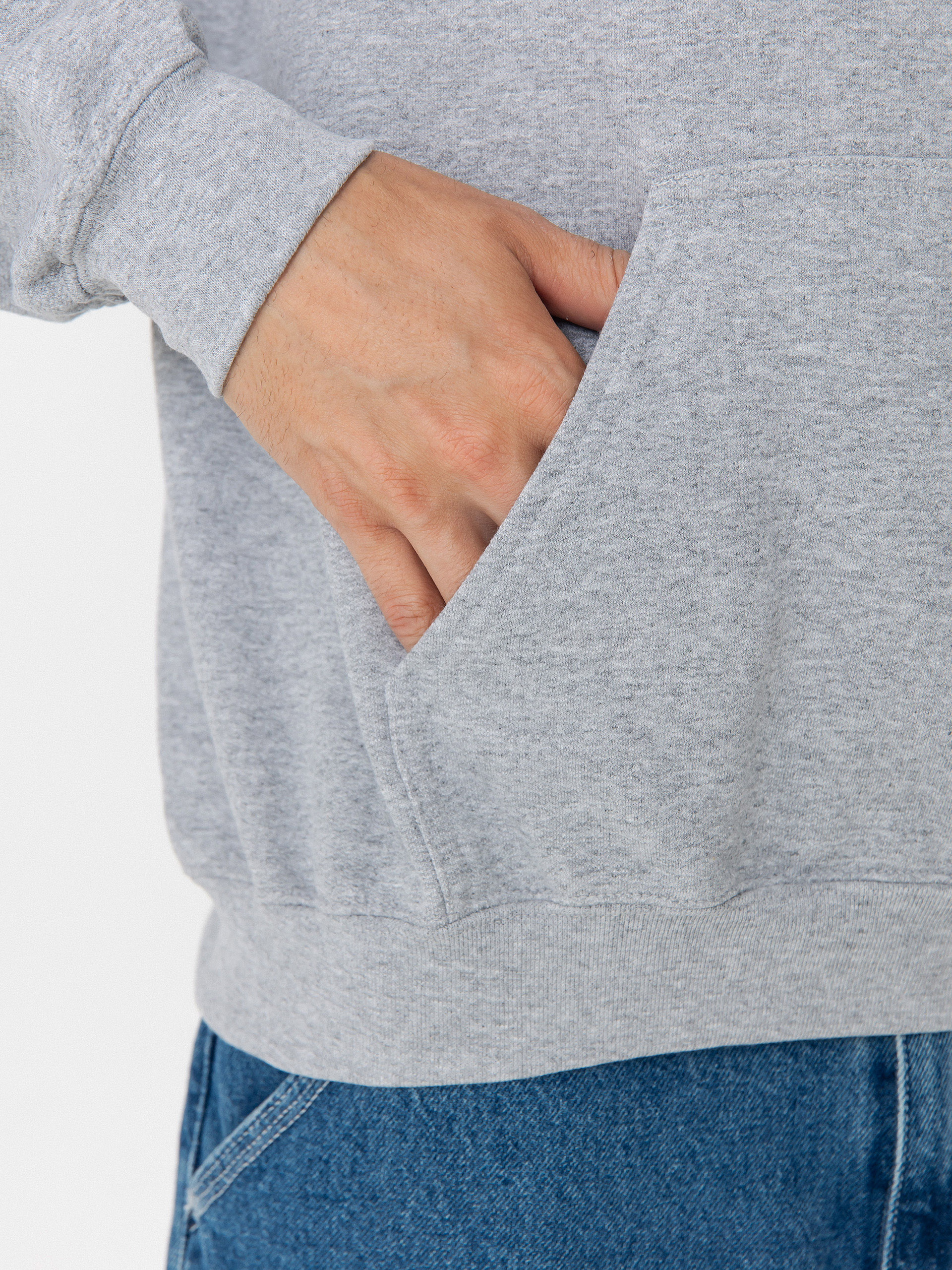 Thrasher Who Cares By Neckface HD Kapucnis pulóver (grey)