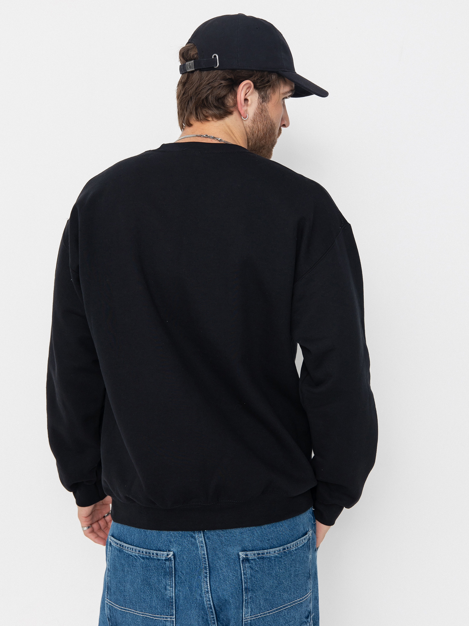 Thrasher Who Cares By Neckface Pulóver (black)