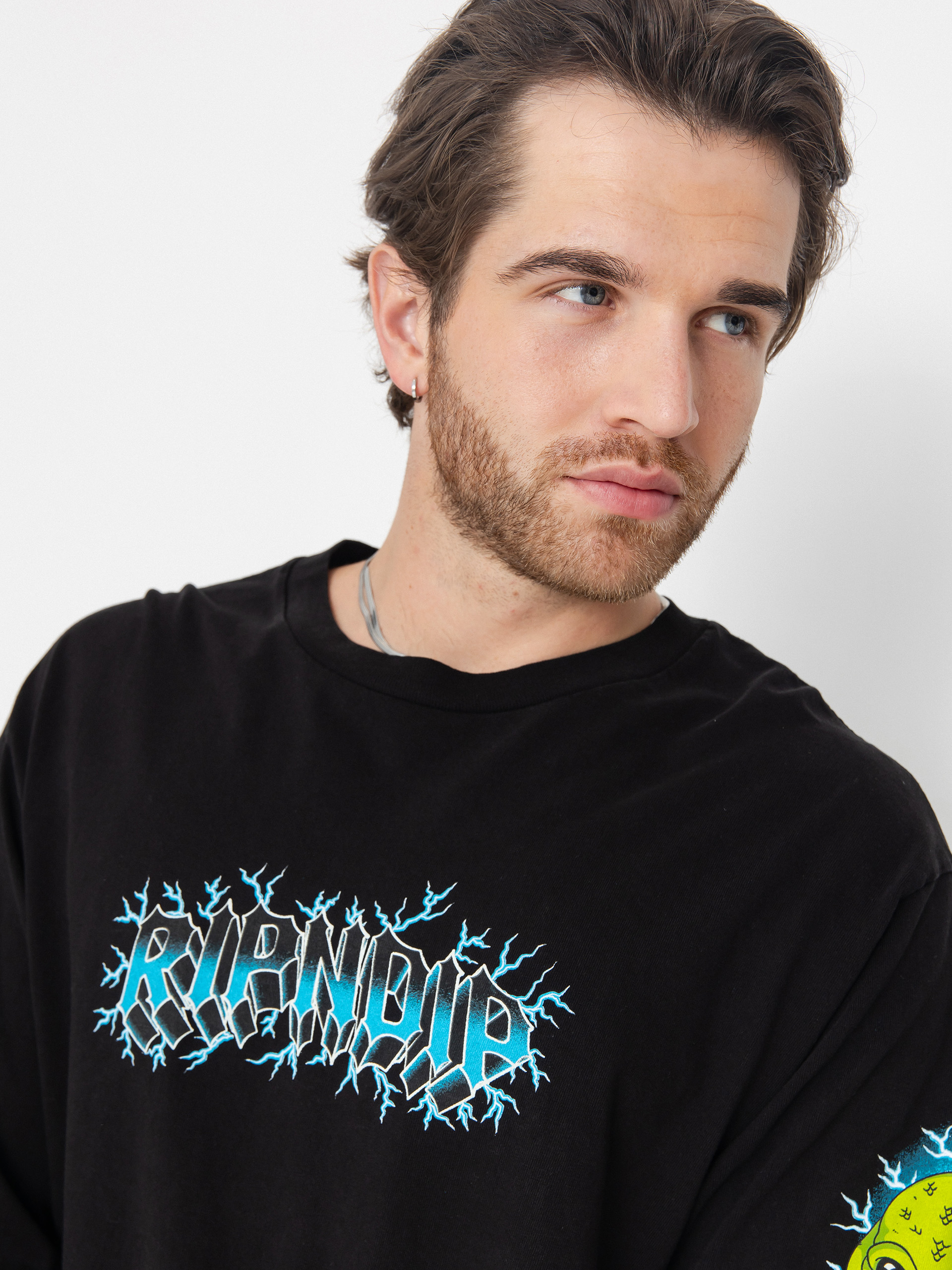 RipNDip Skull And Bones Hosszú ujjú felső (black)