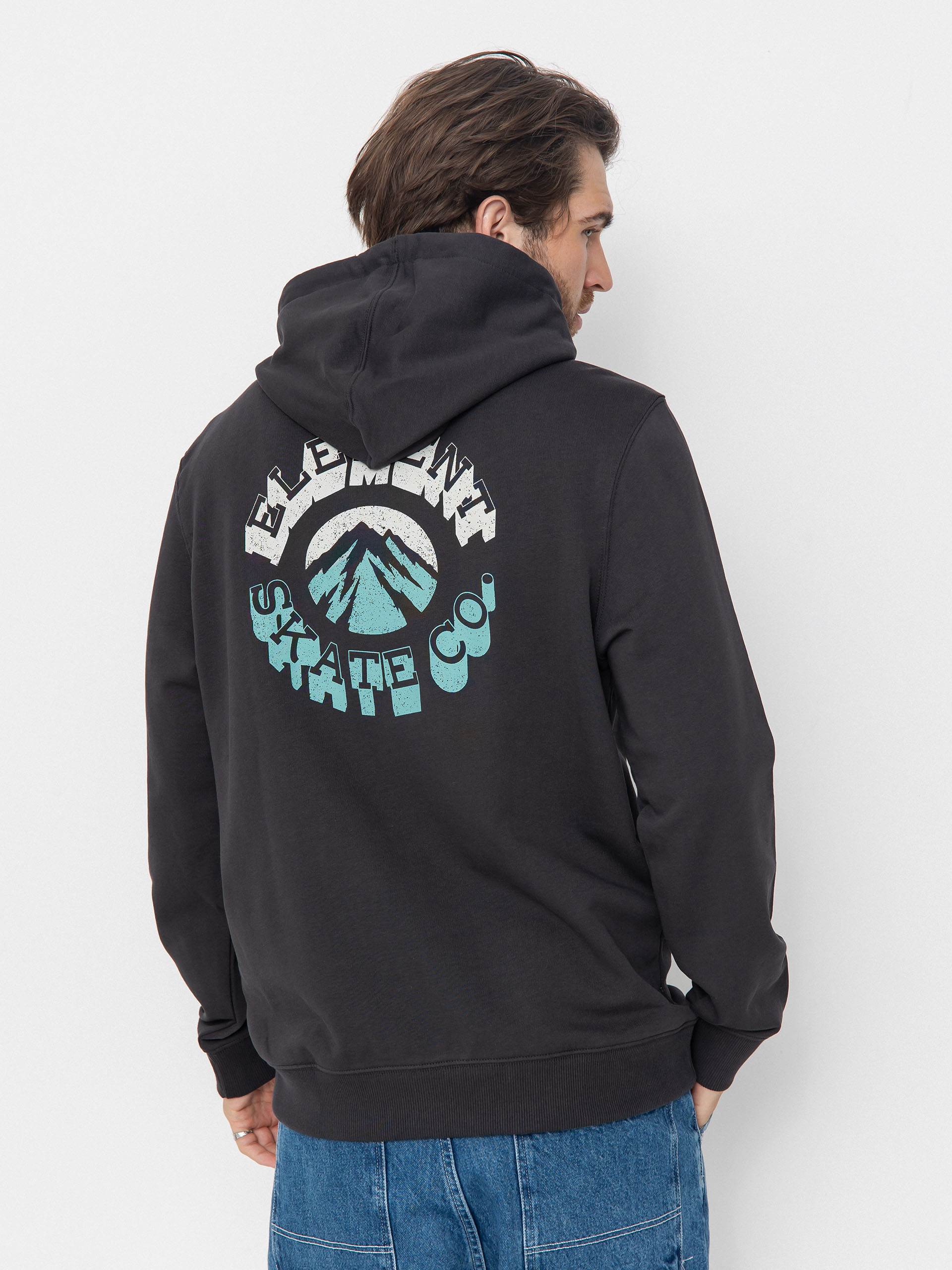 Element Ambition HD Kapucnis pulóver (off black)