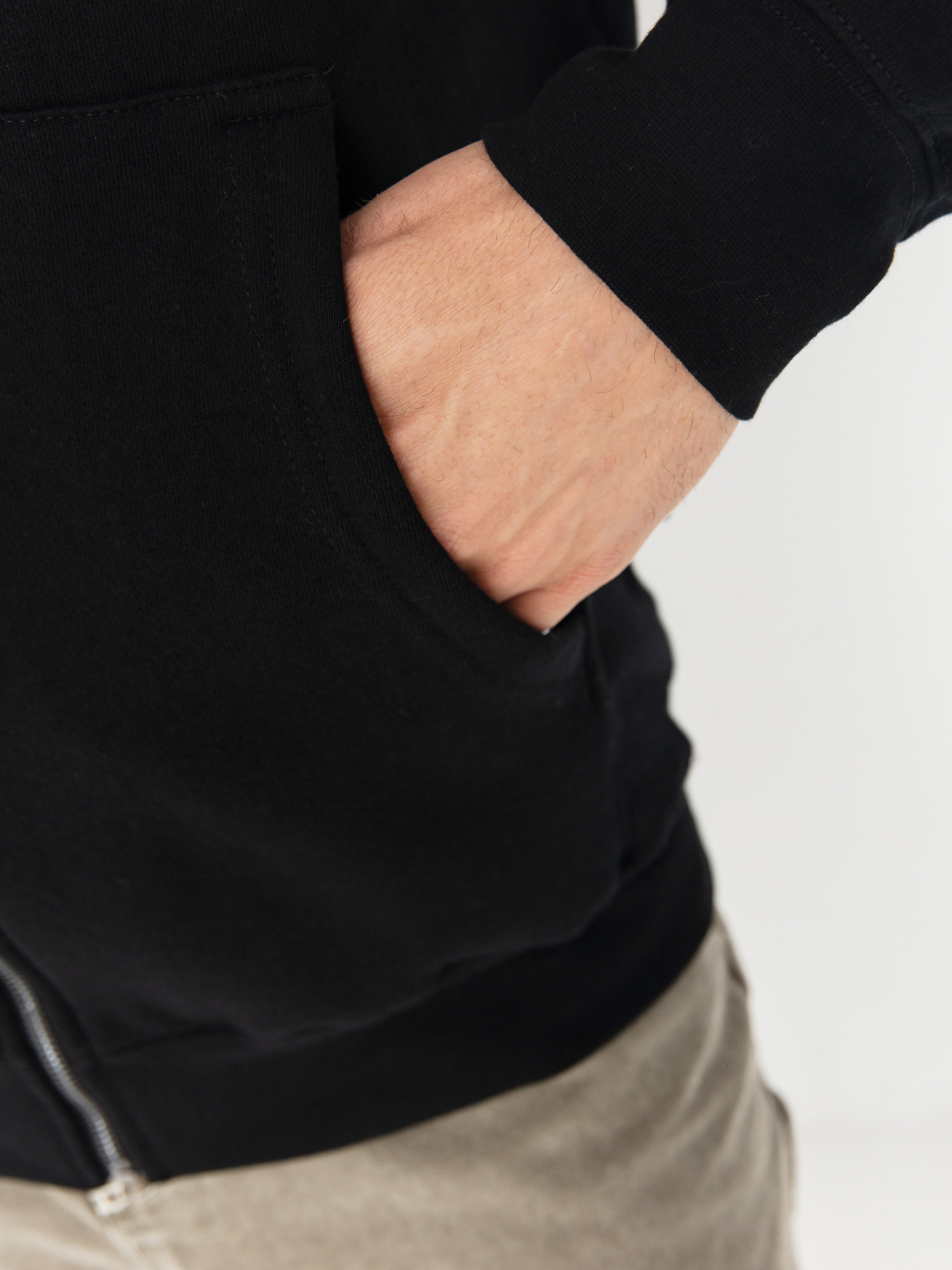 Spitfire Flames Script ZHD Kapucnis pulóver (black)