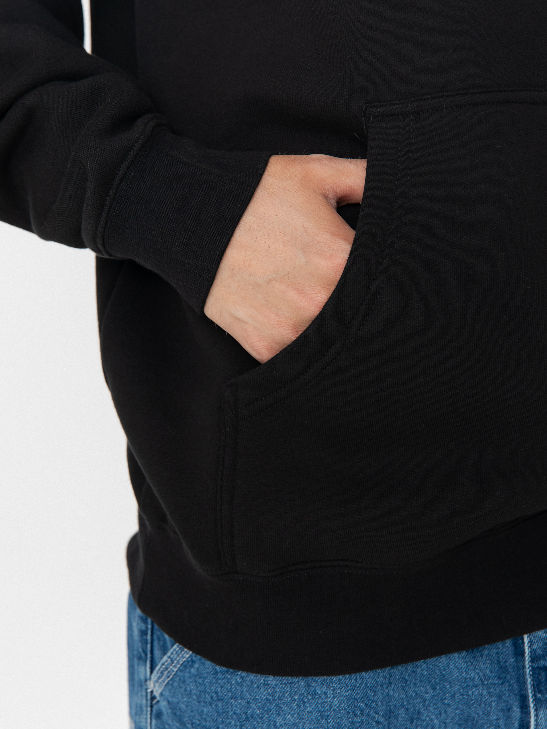 Kapucnis pulóver Antihero Carnales Reposado HD (black w/pale yellow prints)