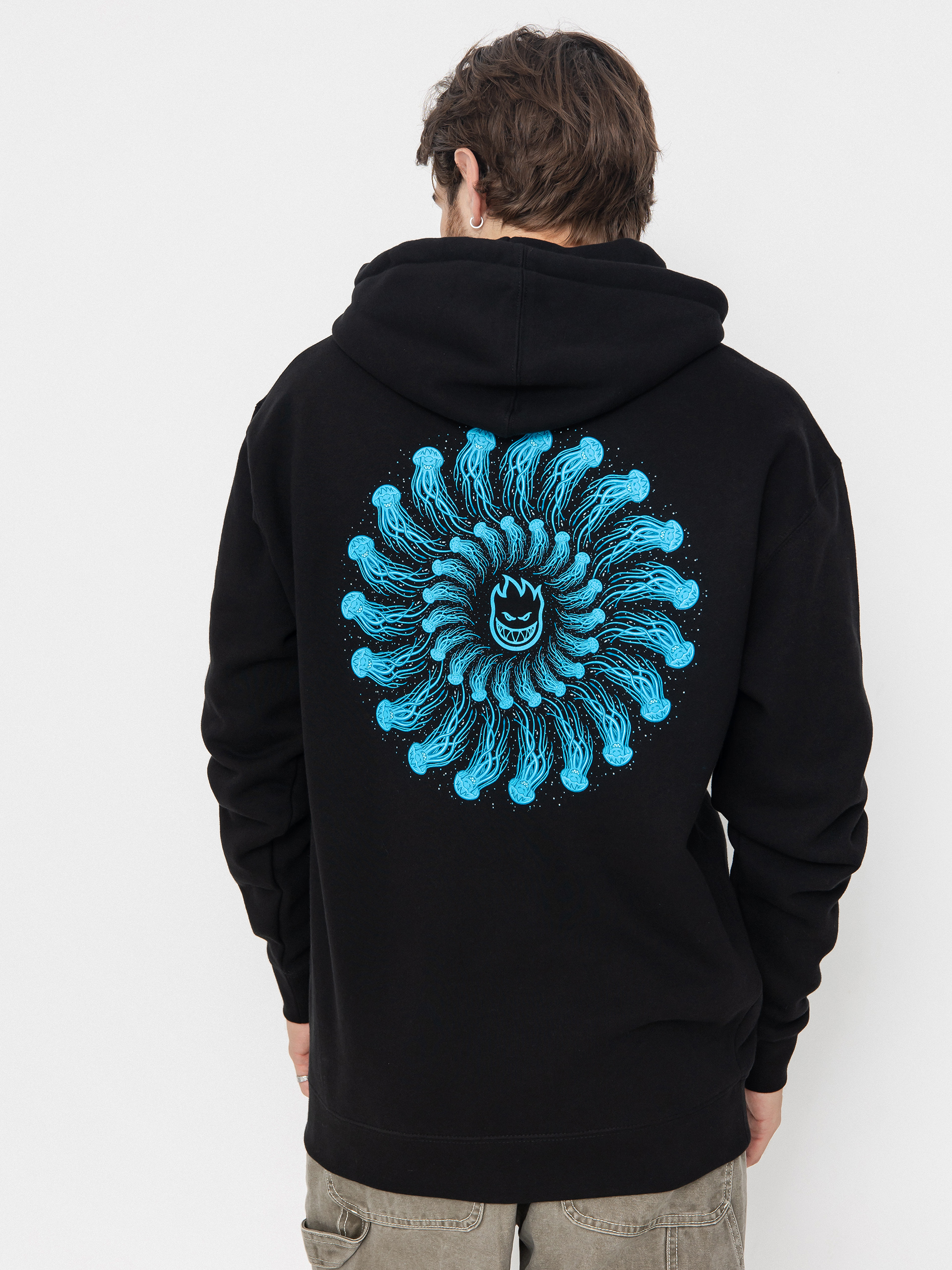 Spitfire Atlantic Drift Jelly Classic HD Kapucnis pulóver (black)