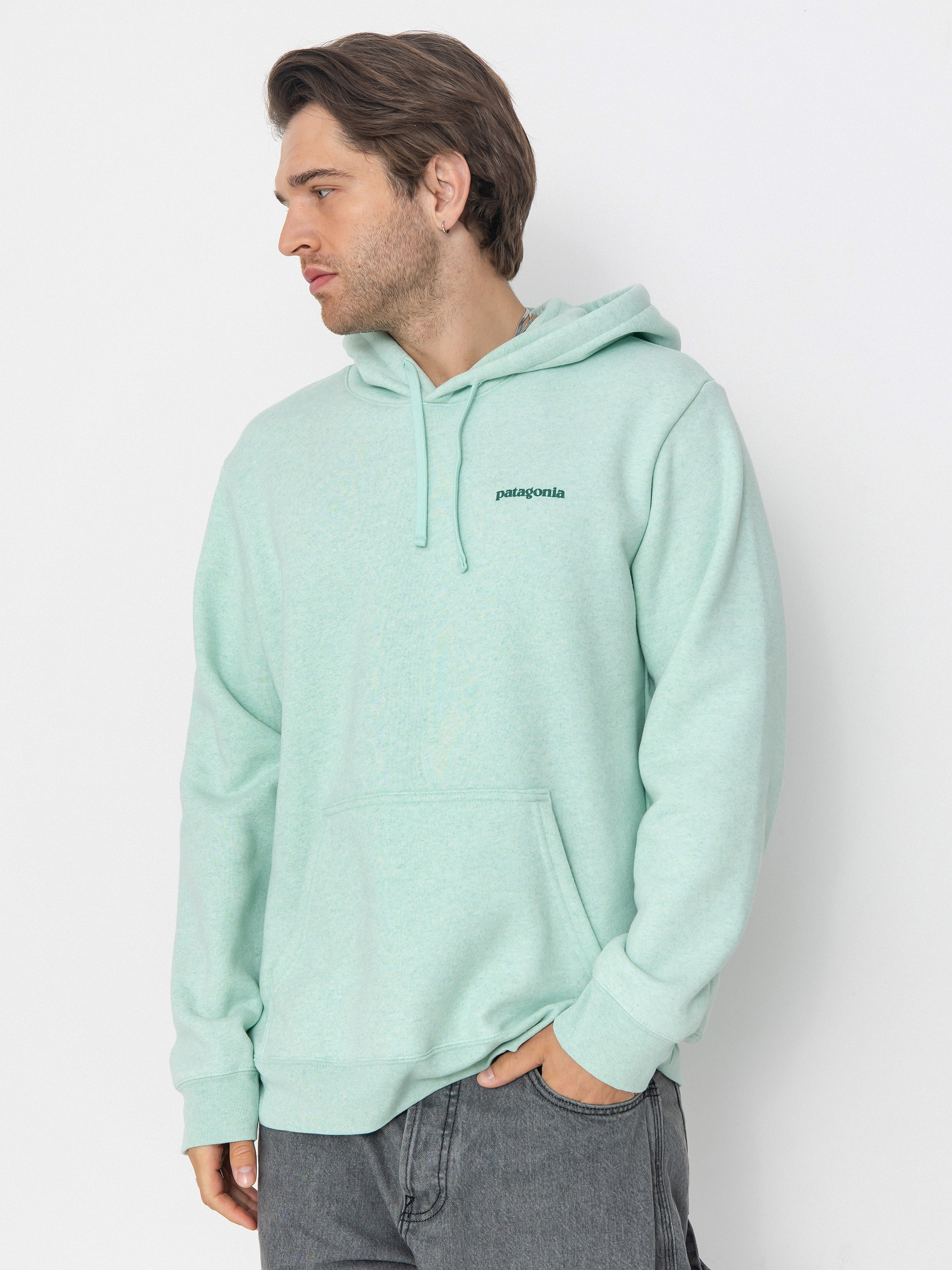 Patagonia Fitz Roy Icon Uprisal HD Kapucnis pulóver (rinsed green)