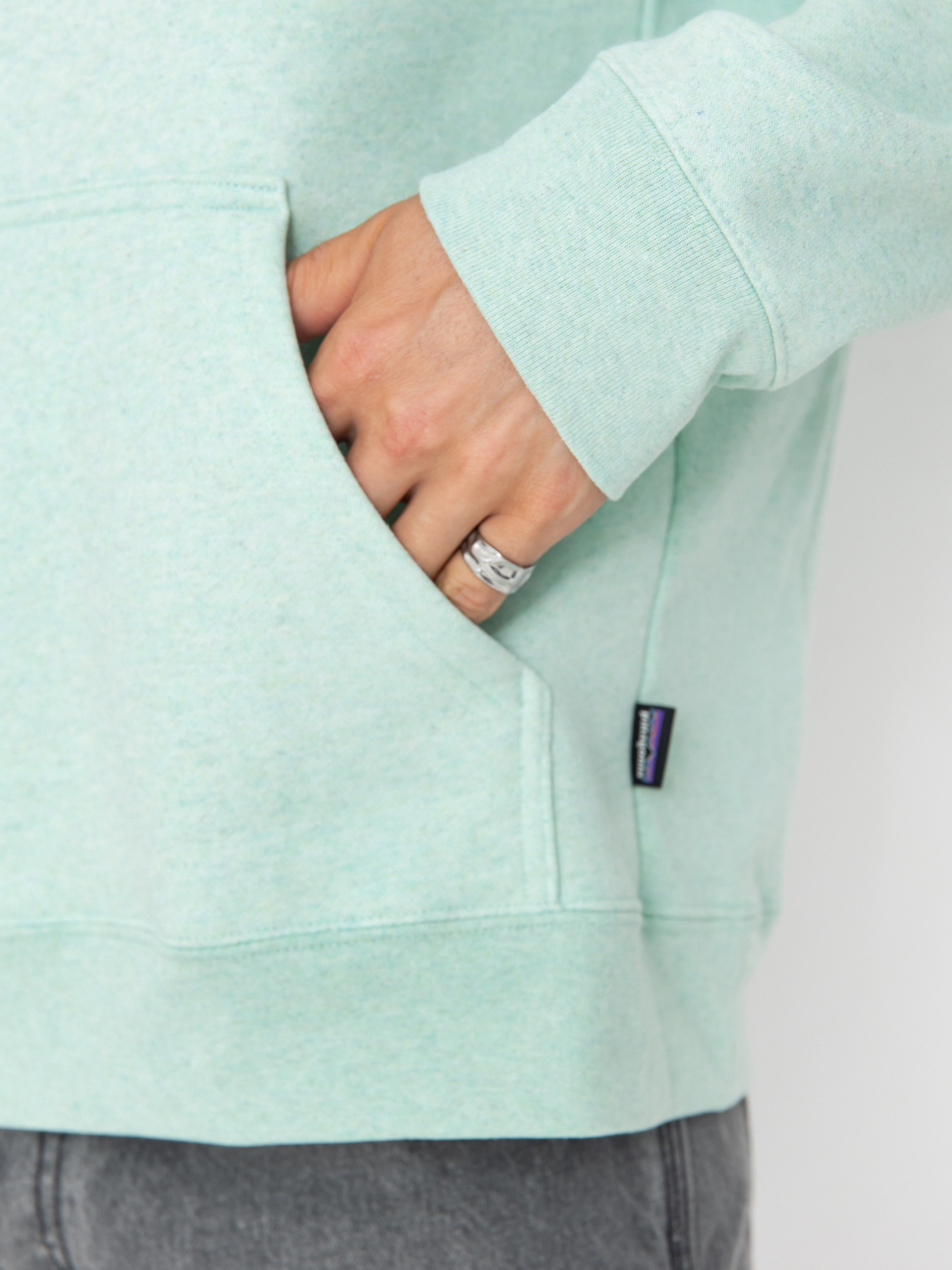 Patagonia Fitz Roy Icon Uprisal HD Kapucnis pulóver (rinsed green)