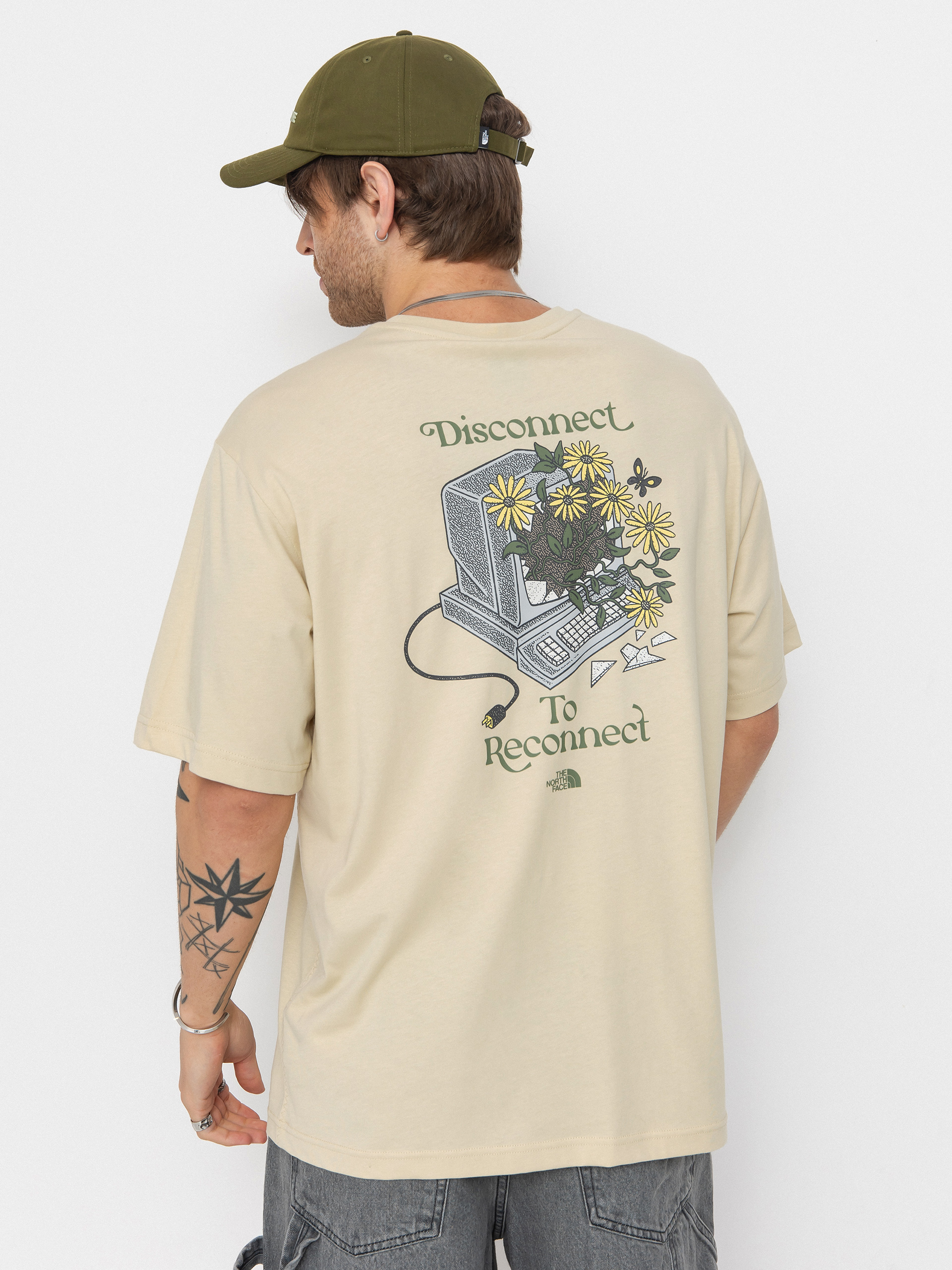 The North Face Connected Relaxed Graphic Póló (gravel)