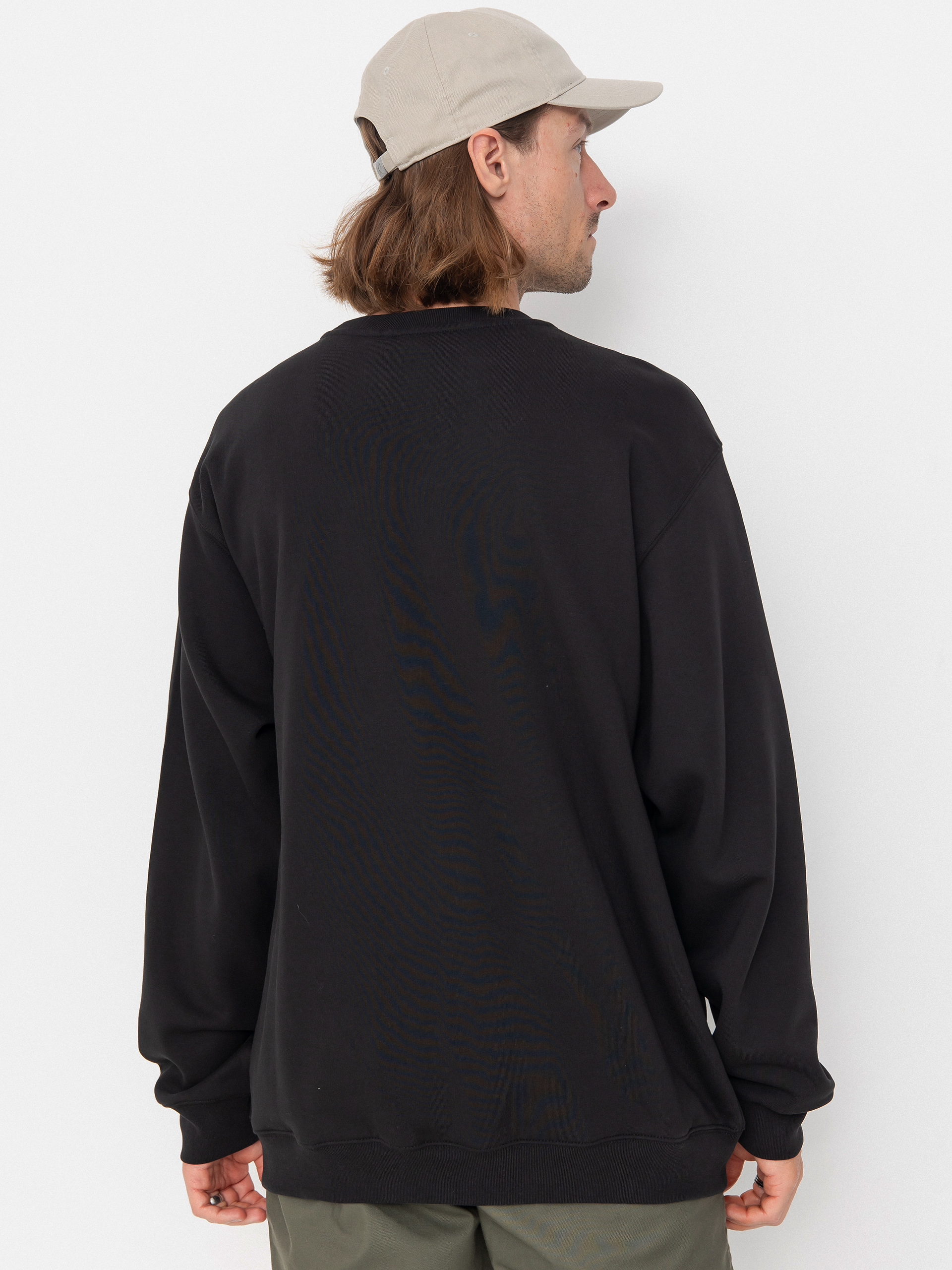 Vans Left Chest II Loose Crew Pulóver (black)
