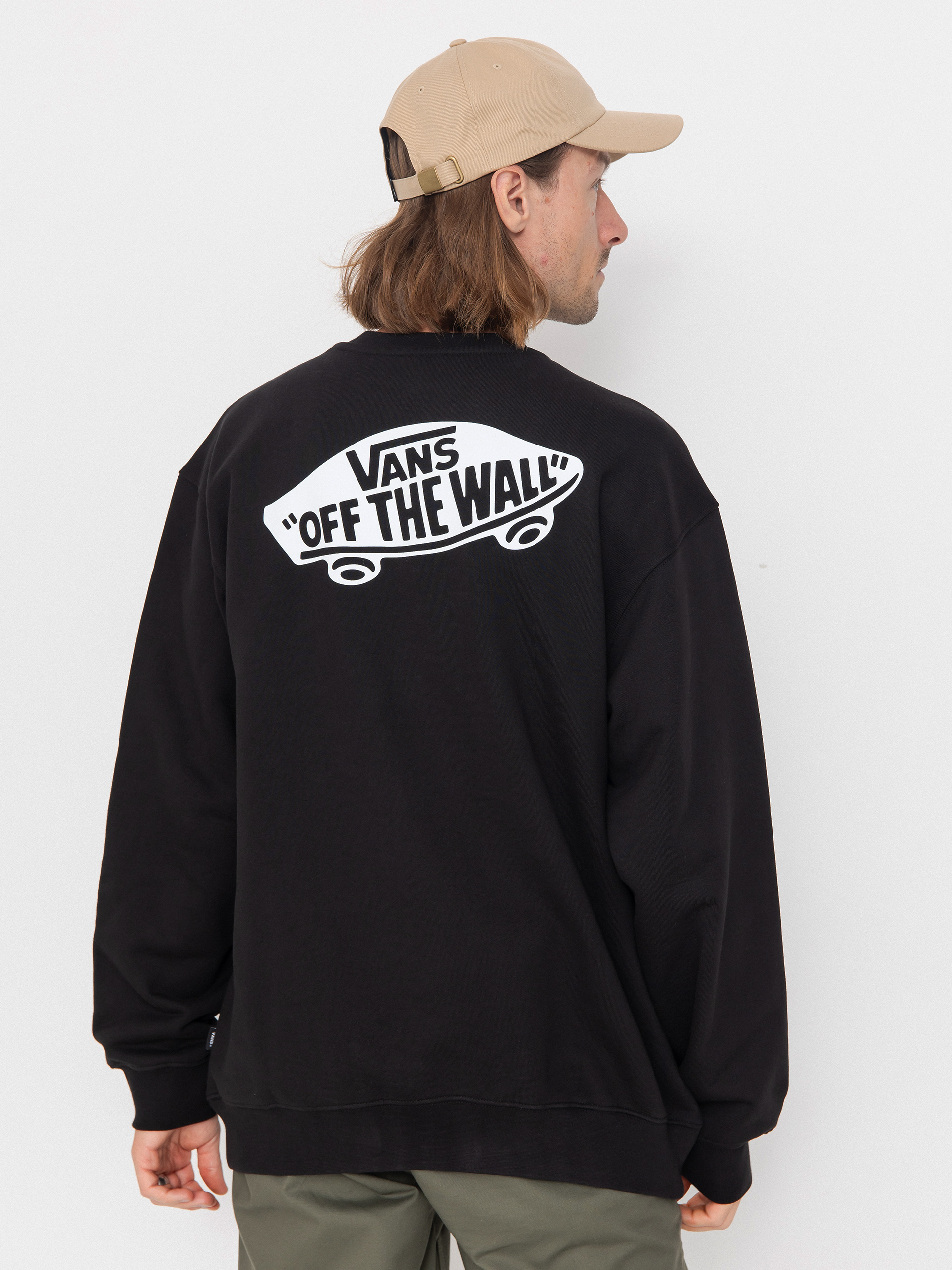 Vans Style 76 II Loose Ft Crew Pulóver (black/white)