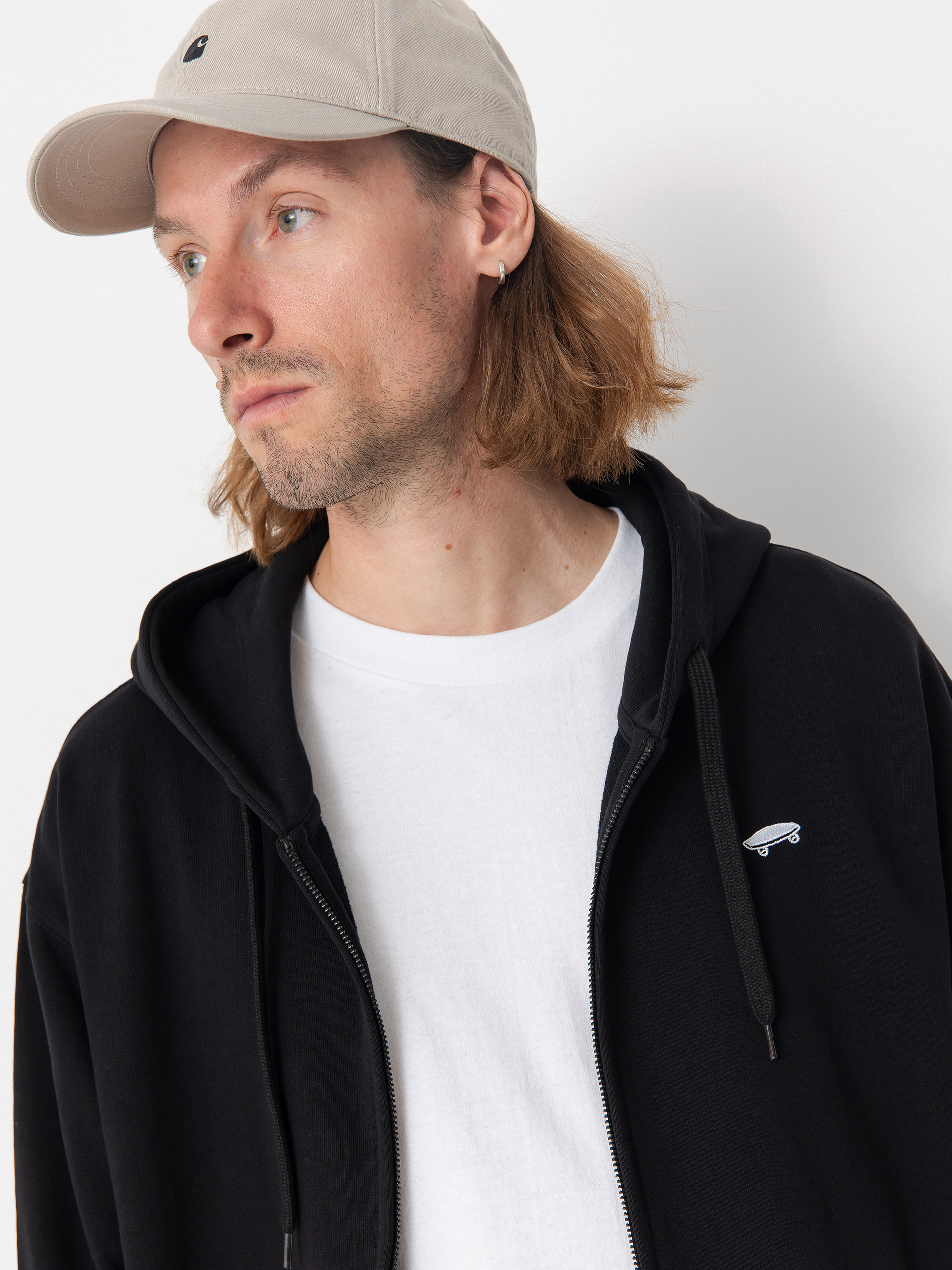 Kapucnis pulóver Vans Salton Loose Ft ZHD (black)