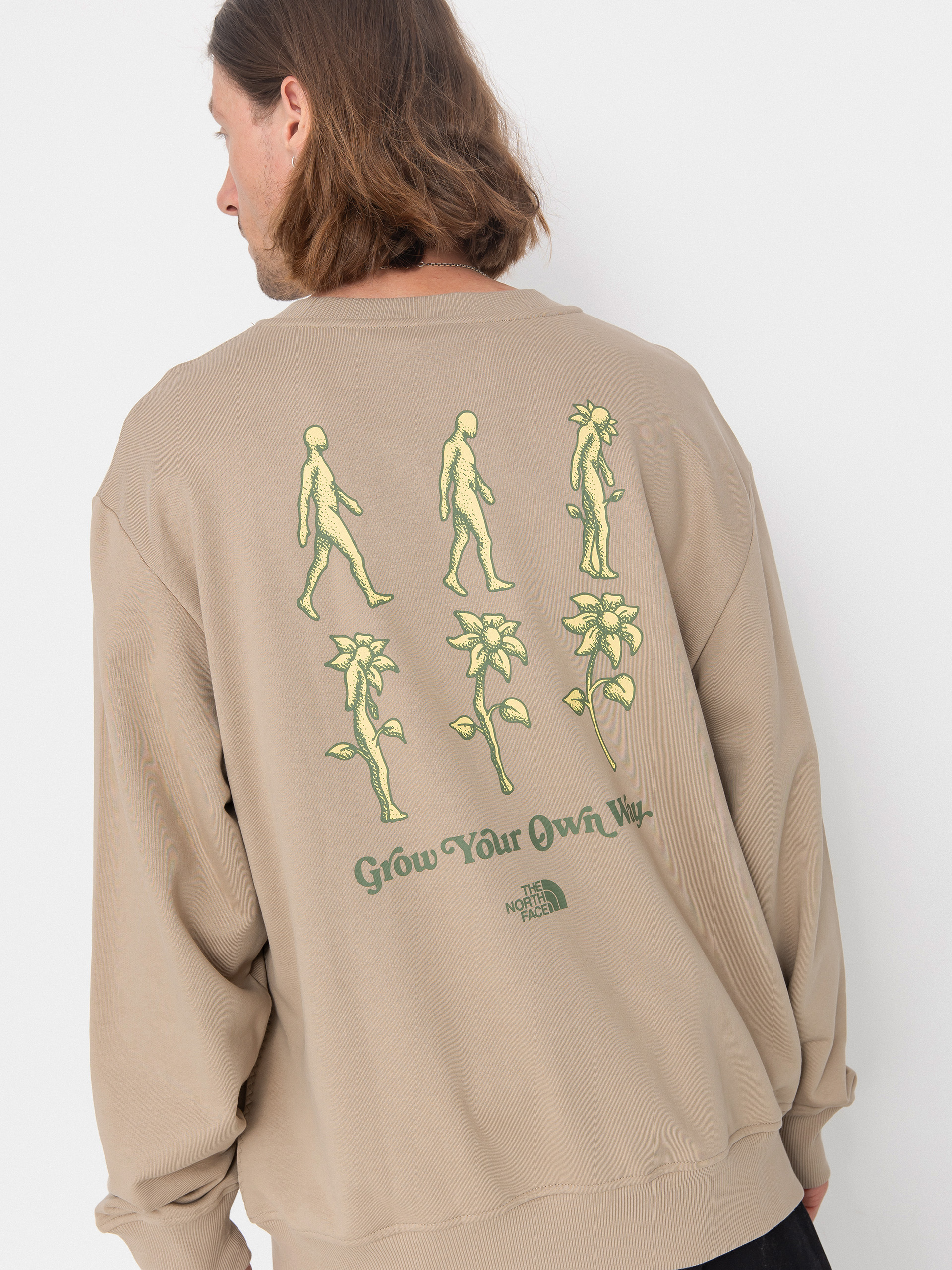 The North Face Connect Relaxed Graphic Crew Pulóver