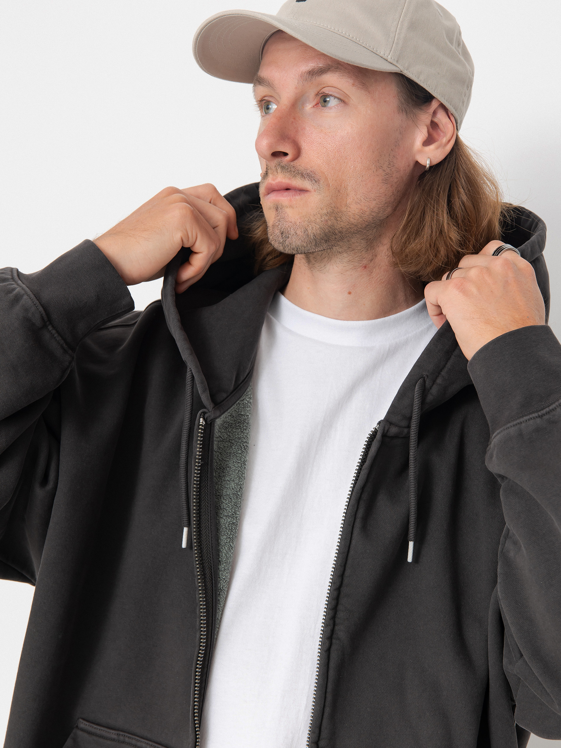 Kapucnis pulóver Vans Lx ZHD (faded black)