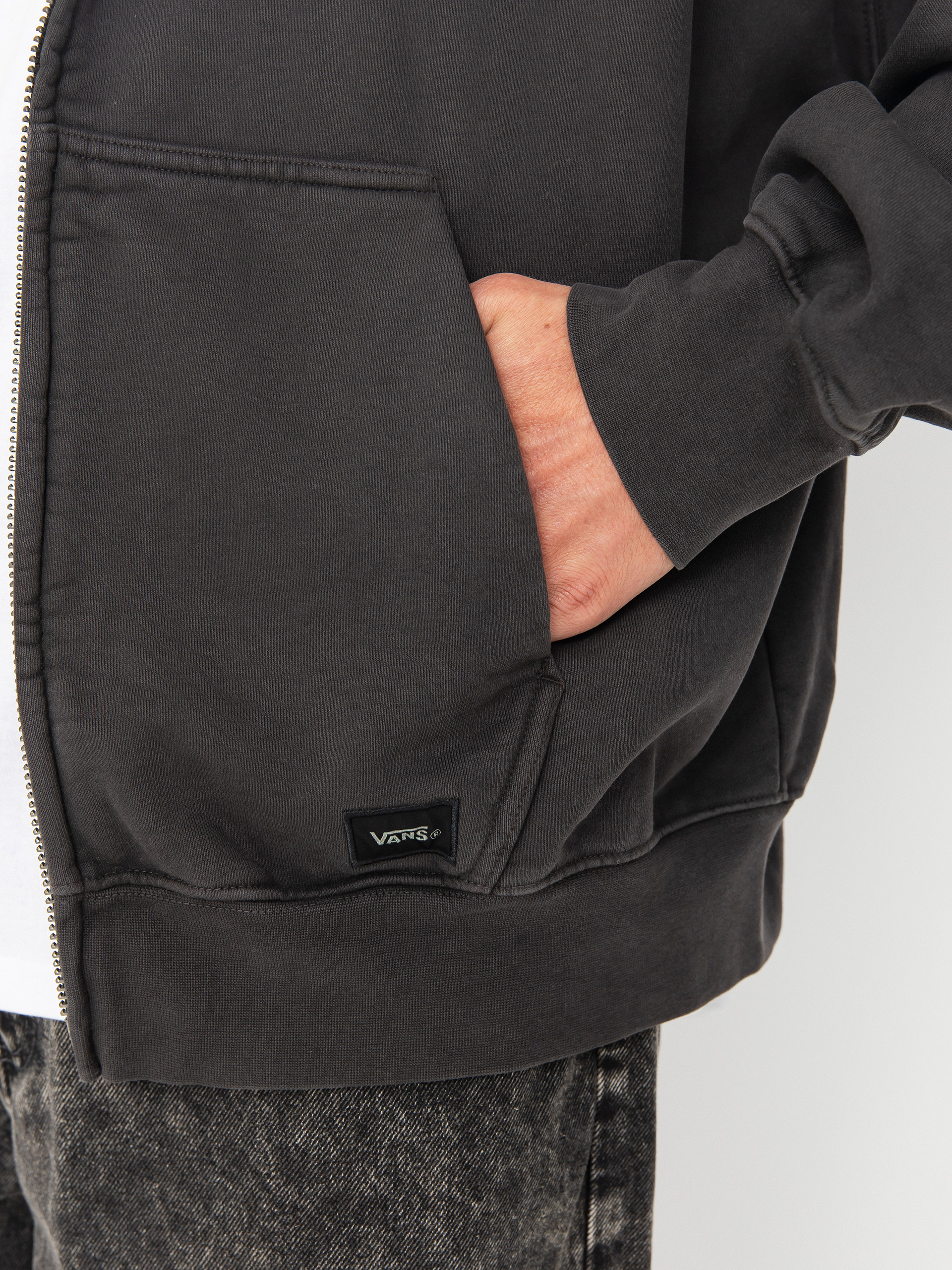 Kapucnis pulóver Vans Lx ZHD (faded black)