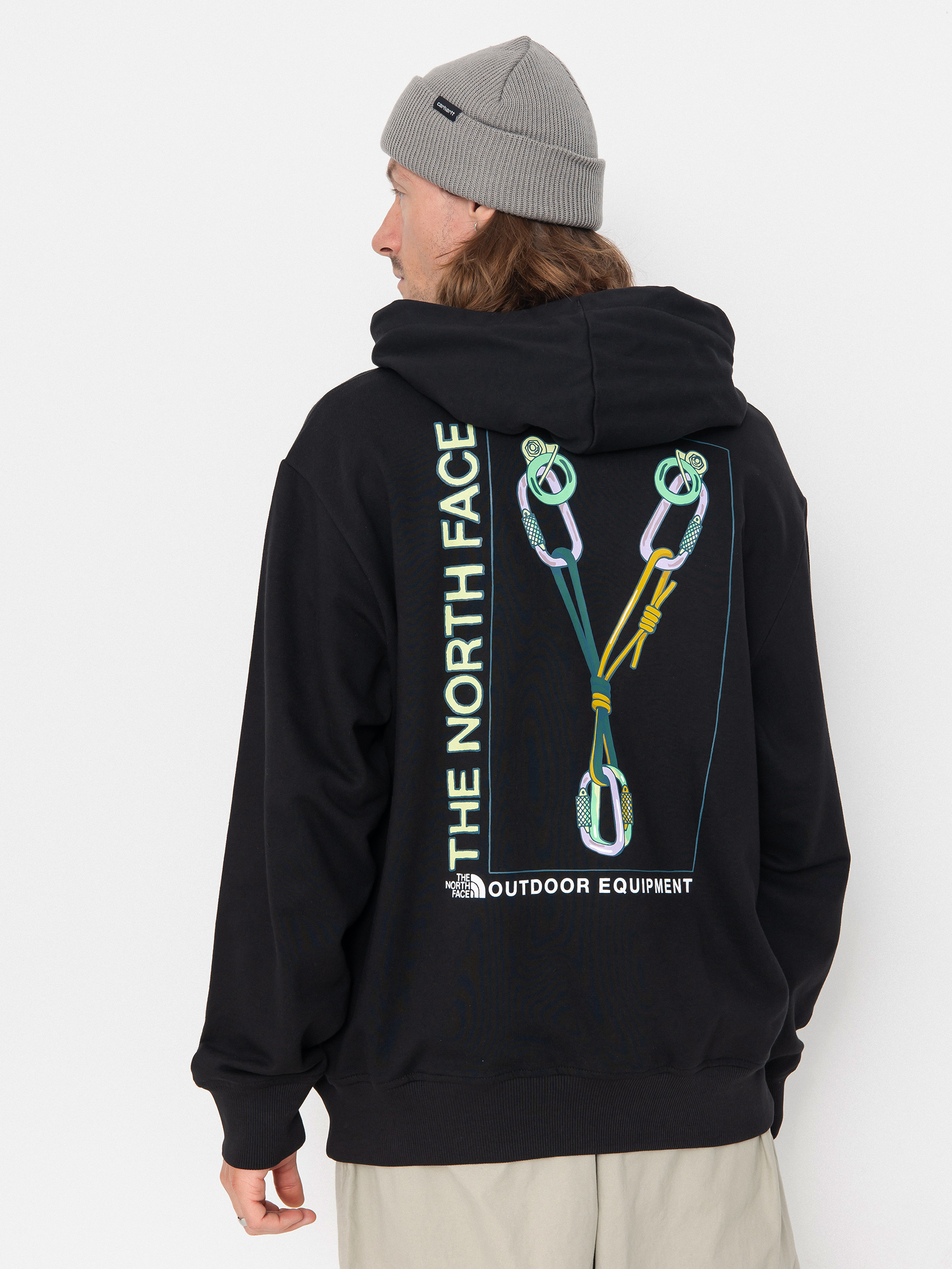 The North Face Explore Gear Relaxed HD Kapucnis pulóver (tnf black)