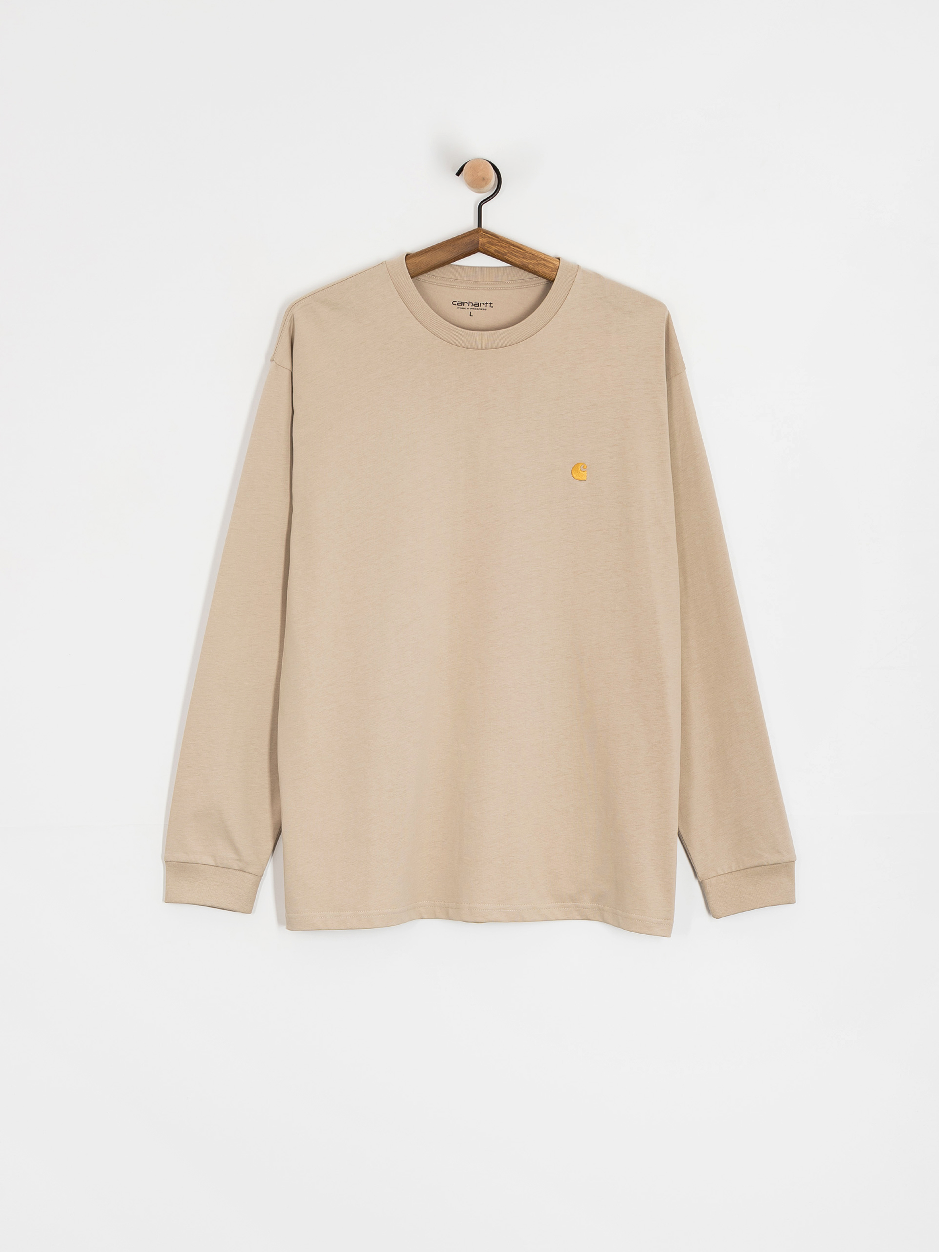 Carhartt WIP Chase Hosszú ujjú felső (fleur de sel/gold)