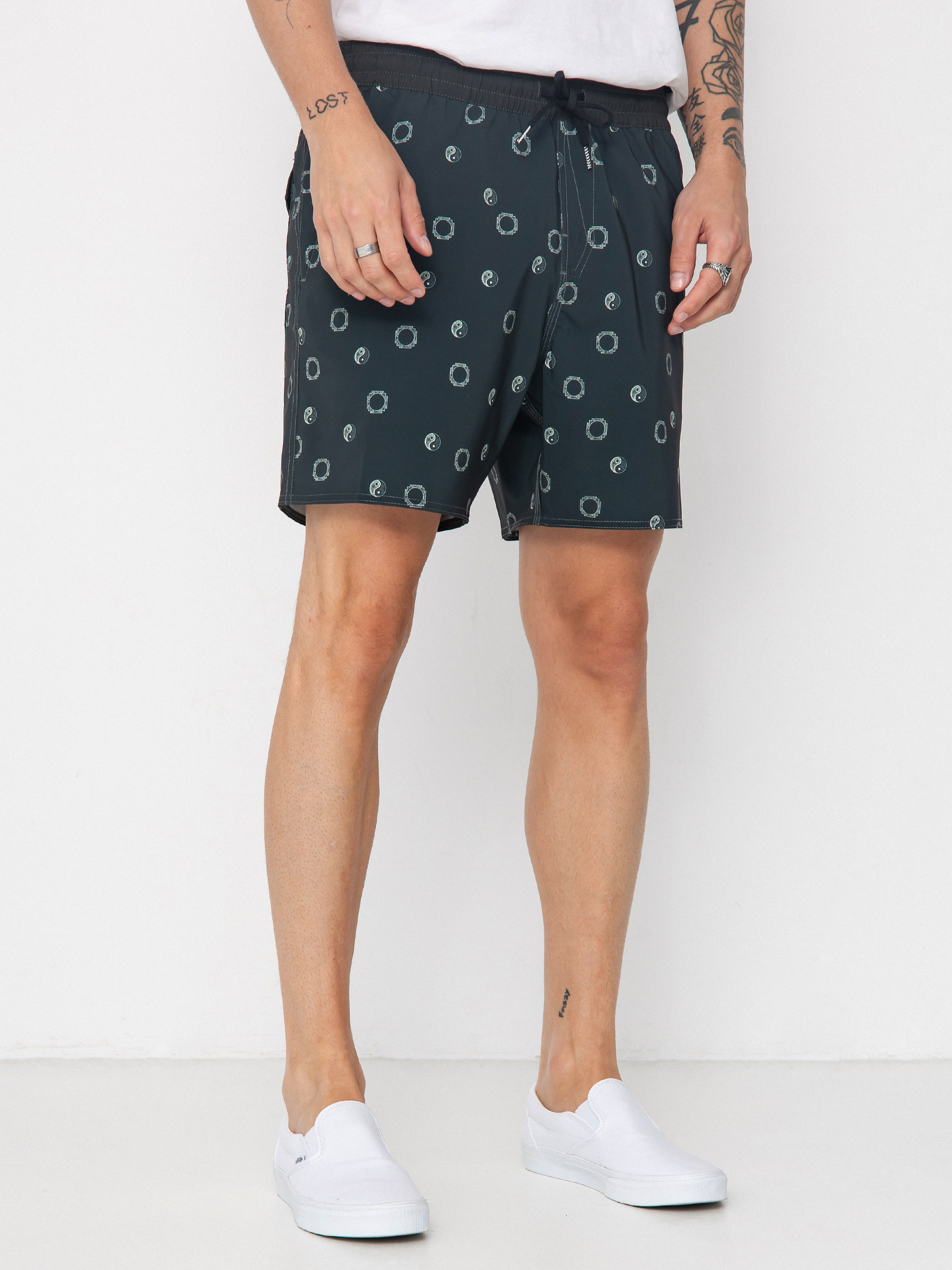 Volcom Lido Print Trunk 16 Rövidnadrág (stealth)